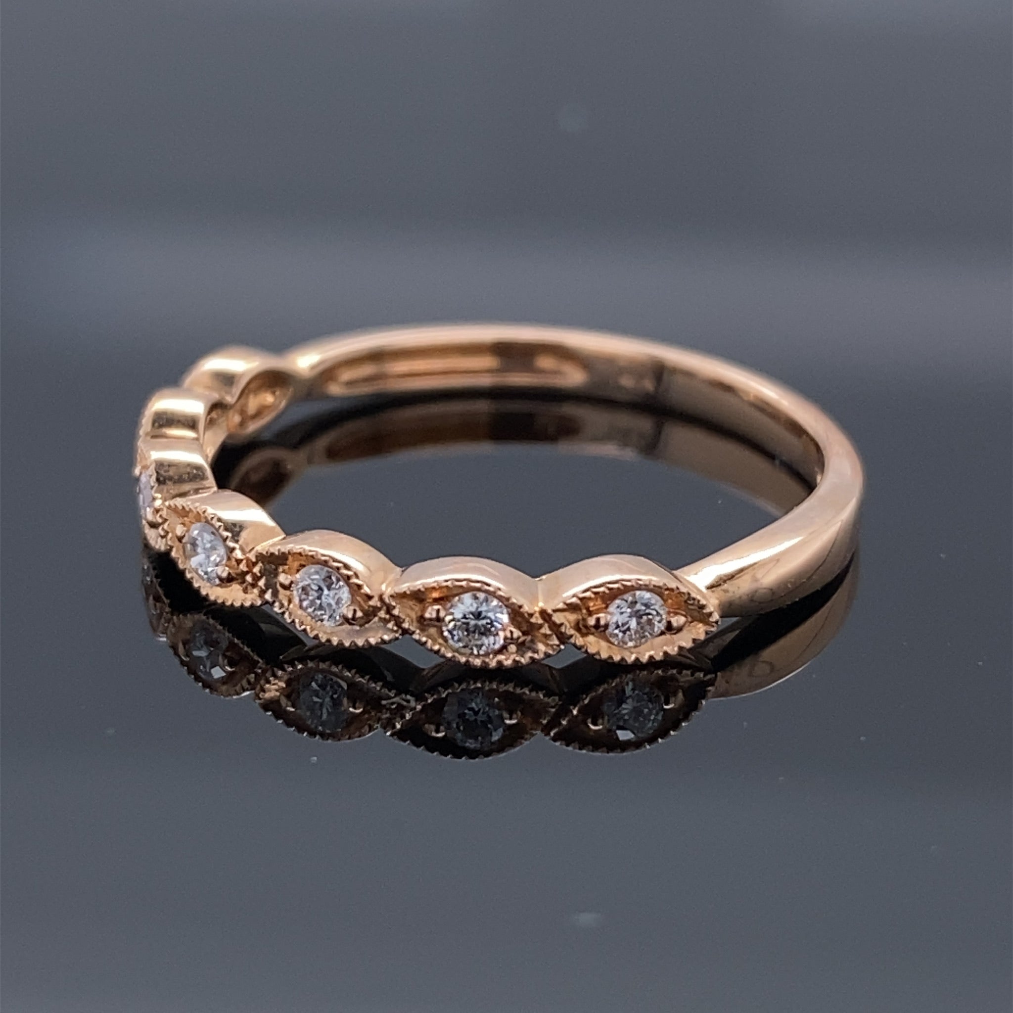 Leaves of Love Diamond Stacking Band
