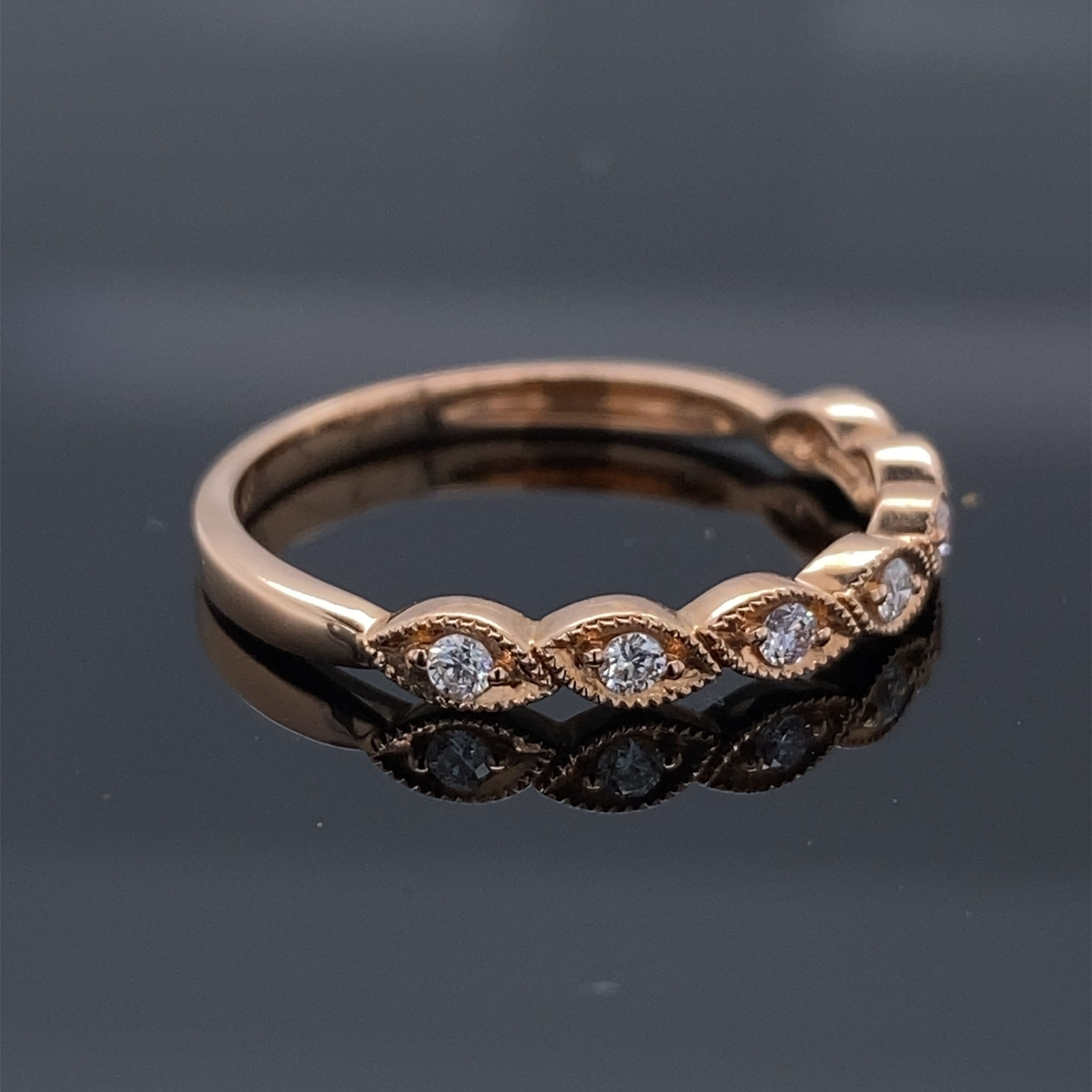 Leaves of Love Diamond Stacking Band