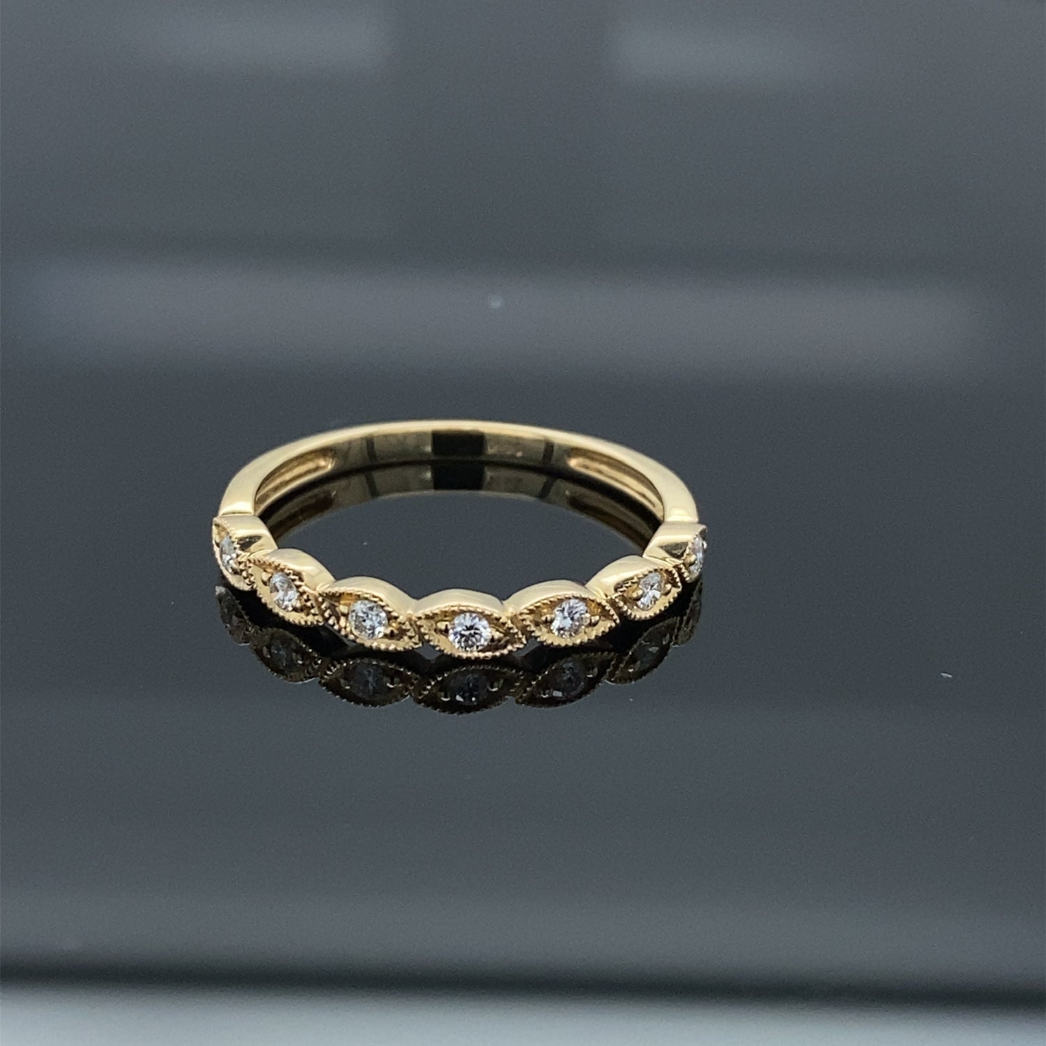 Leaves of Love Diamond Stacking Band