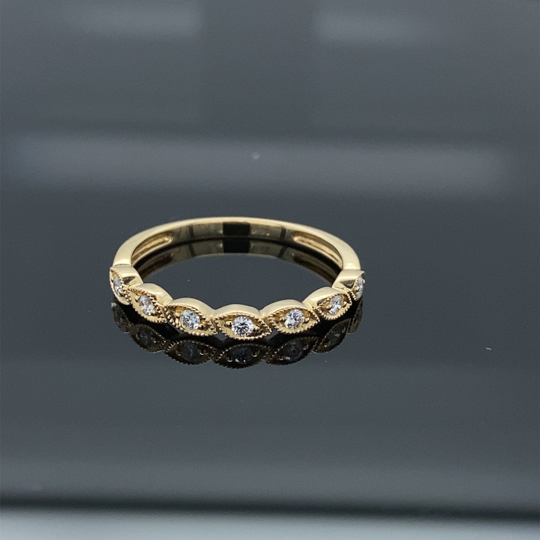 Leaves of Love Diamond Stacking Band