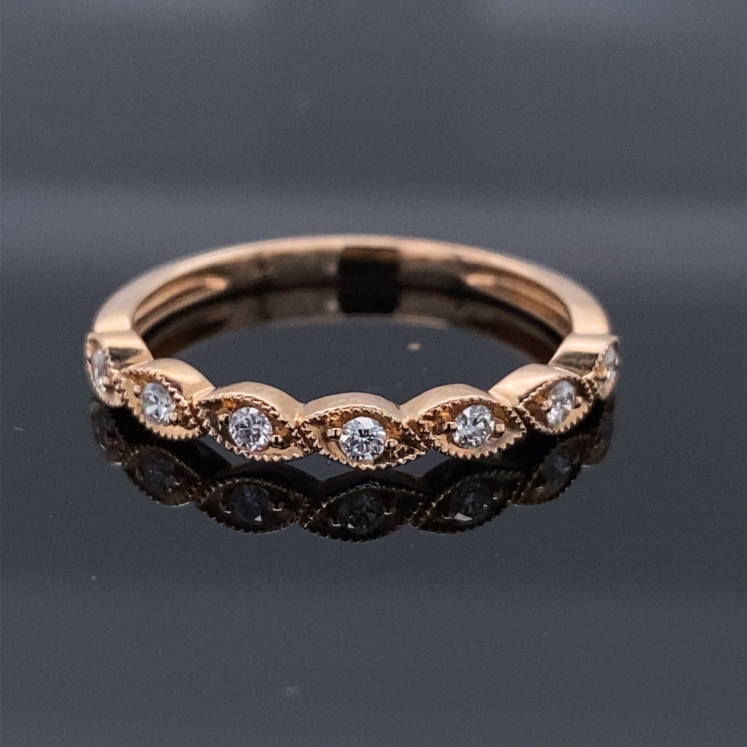 Leaves of Love Diamond Stacking Band