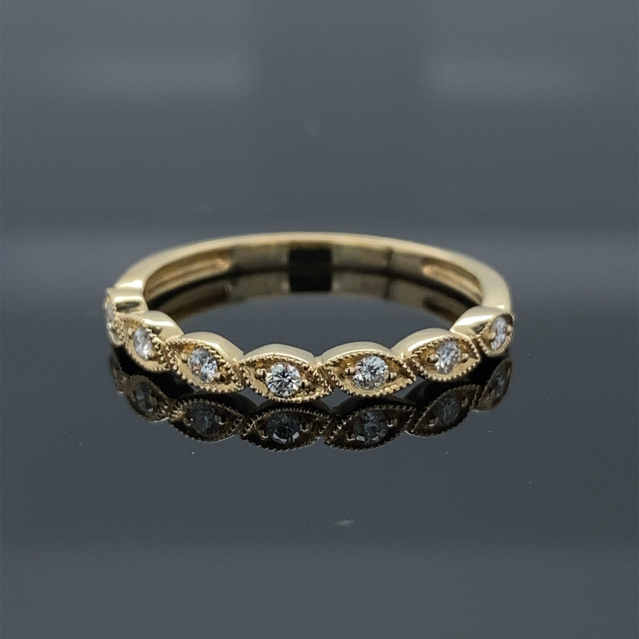 Leaves of Love Diamond Stacking Band