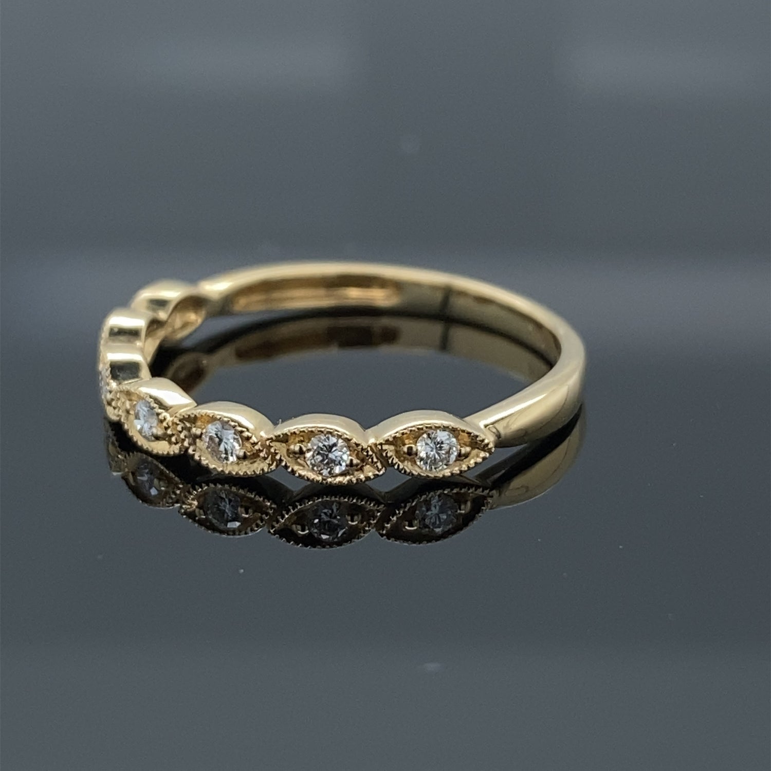 Leaves of Love Diamond Stacking Band