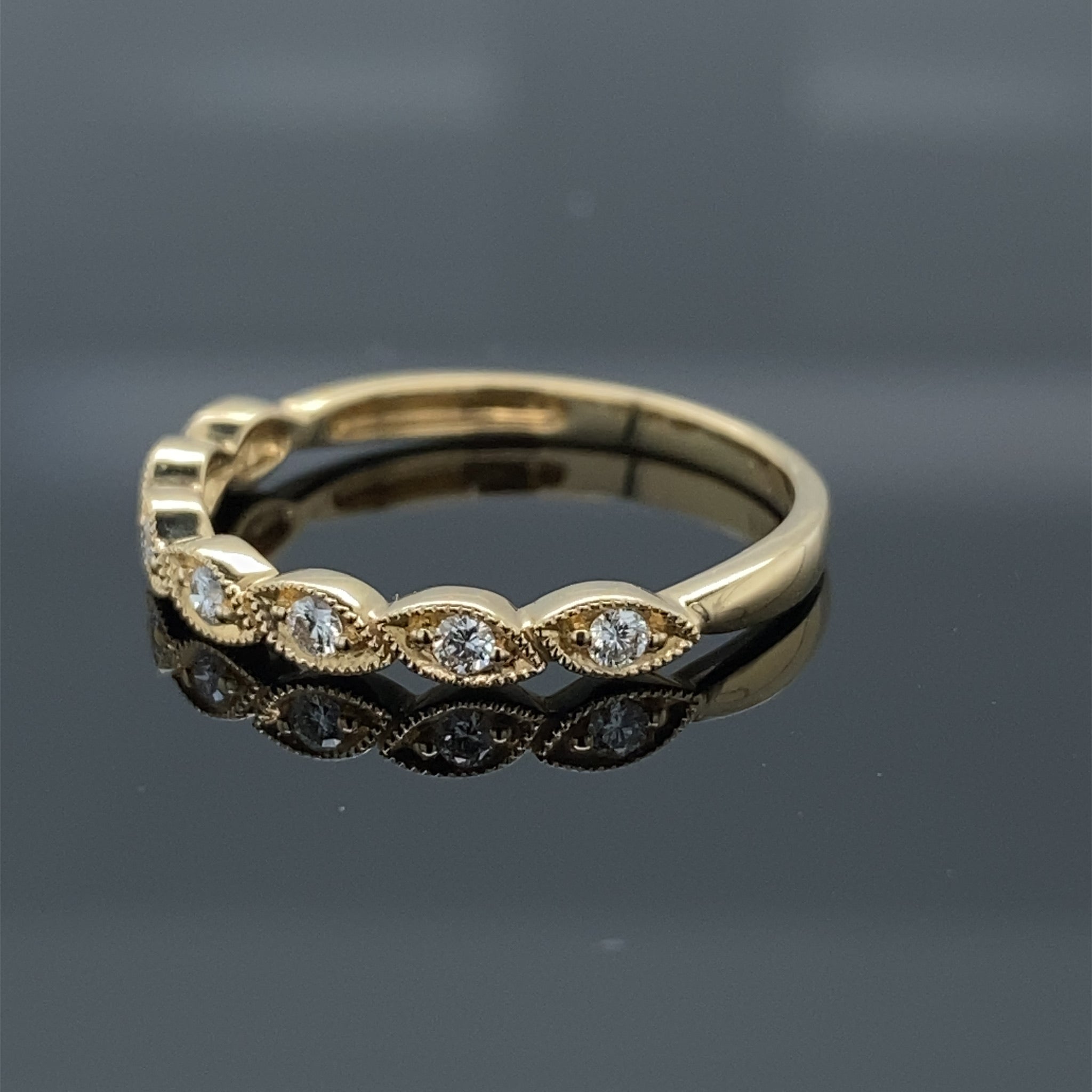 Leaves of Love Diamond Stacking Band