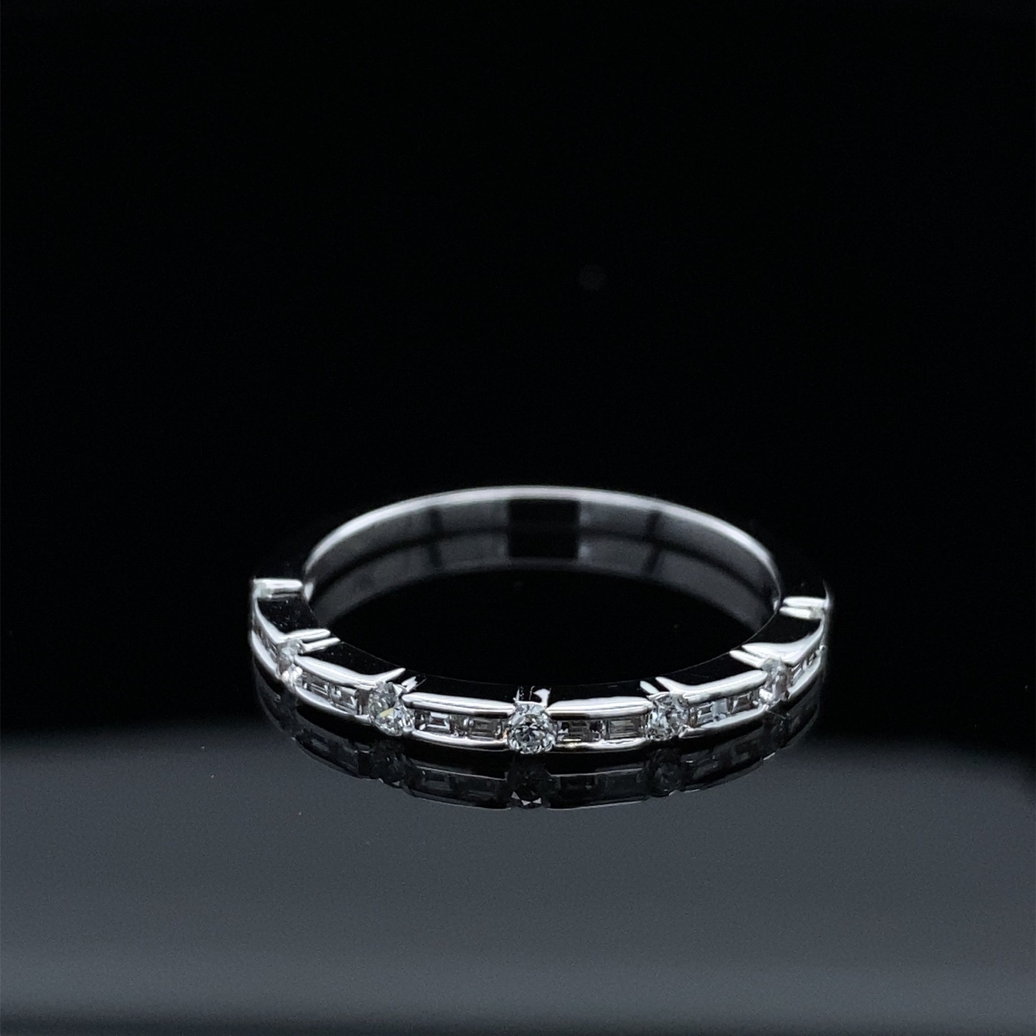 Lines of Love Diamond Stacking Band