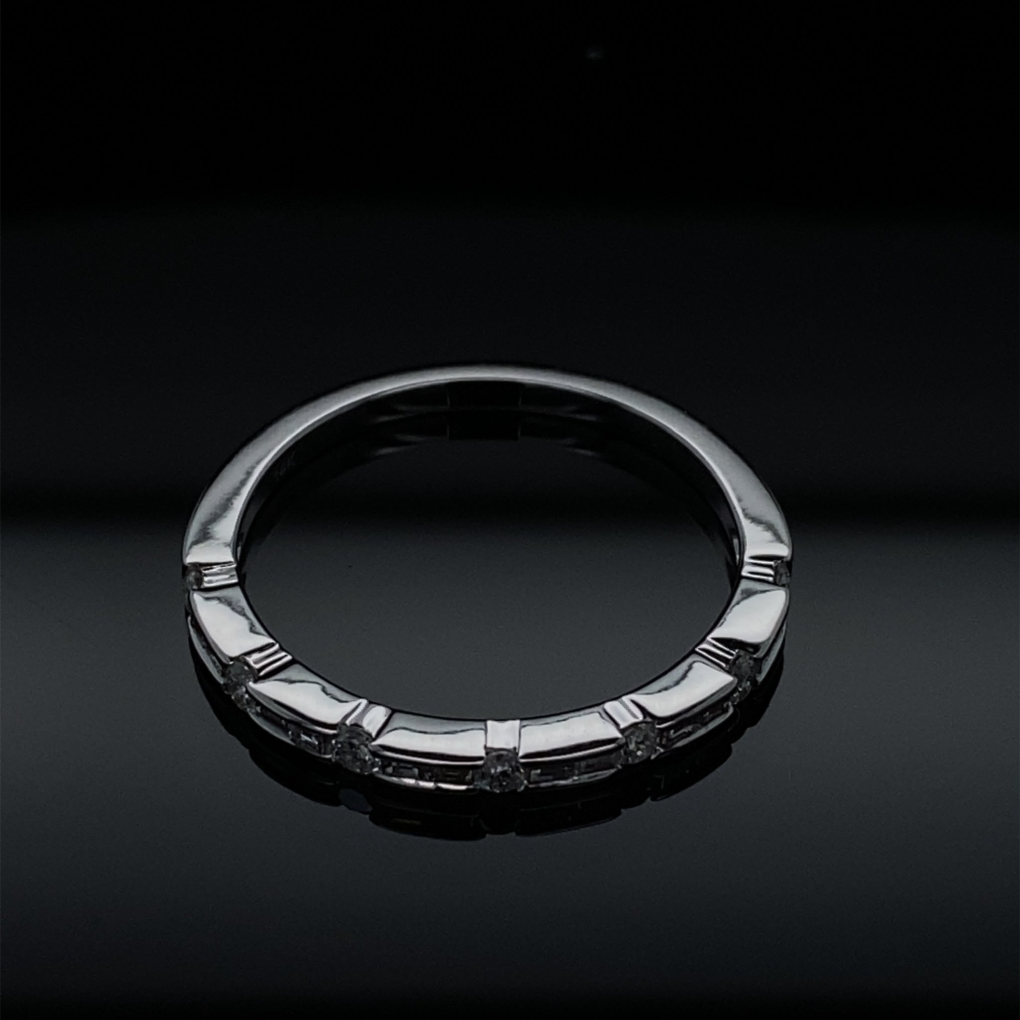 Lines of Love Diamond Stacking Band