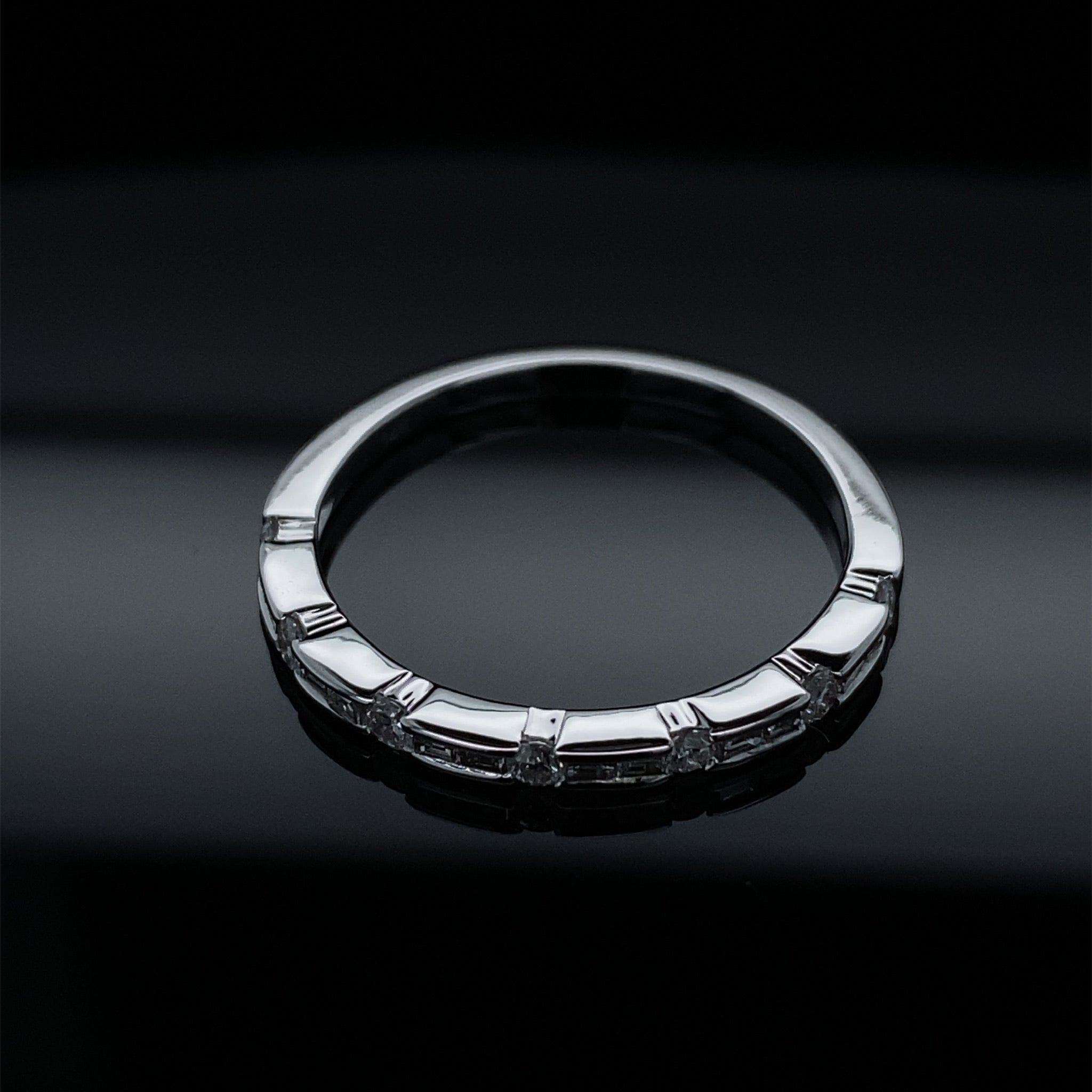 Lines of Love Diamond Stacking Band