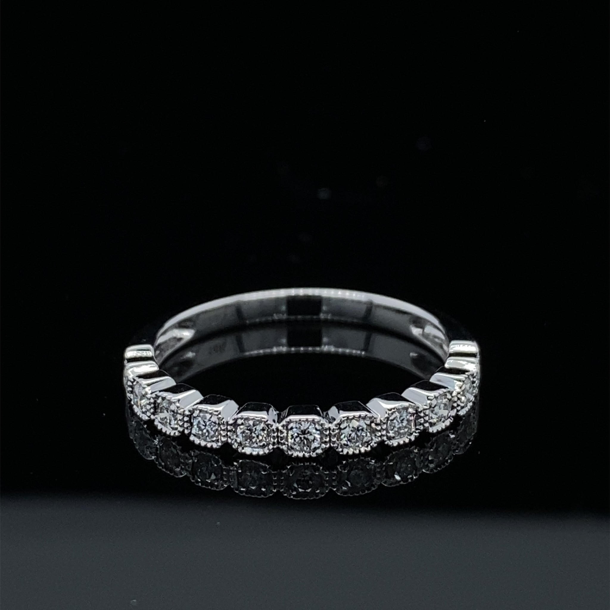 Micro Cushion Look Diamond Band