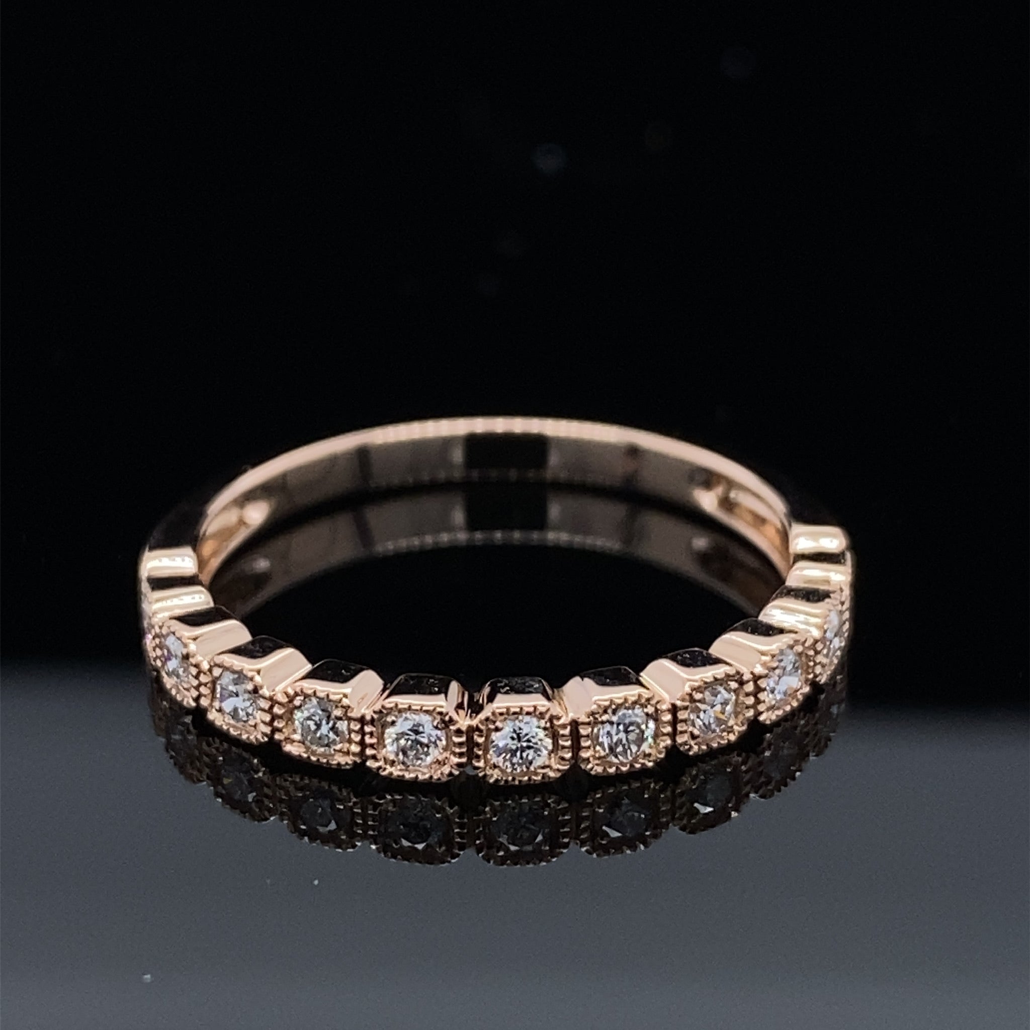 Micro Cushion Look Diamond Band