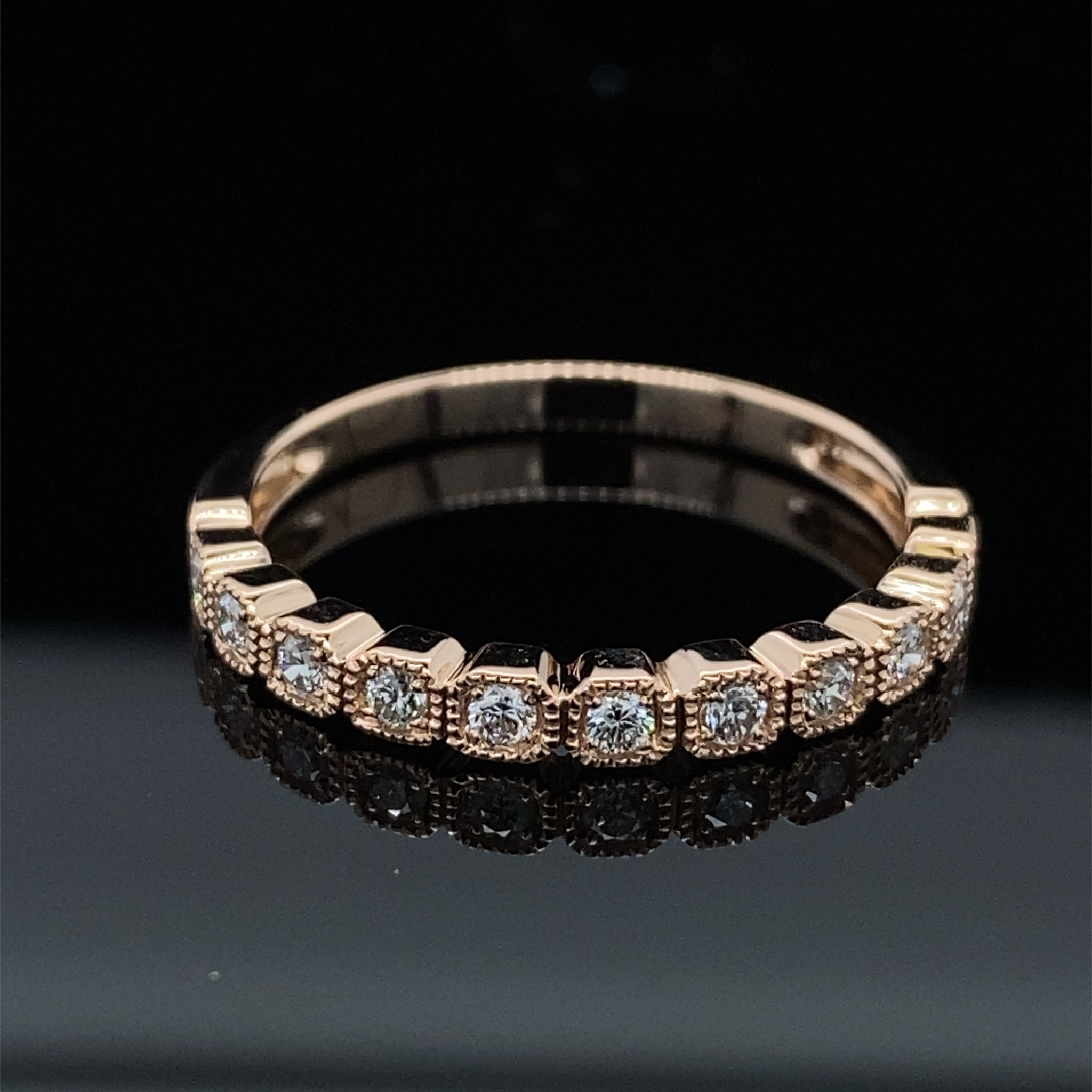 Micro Cushion Look Diamond Band
