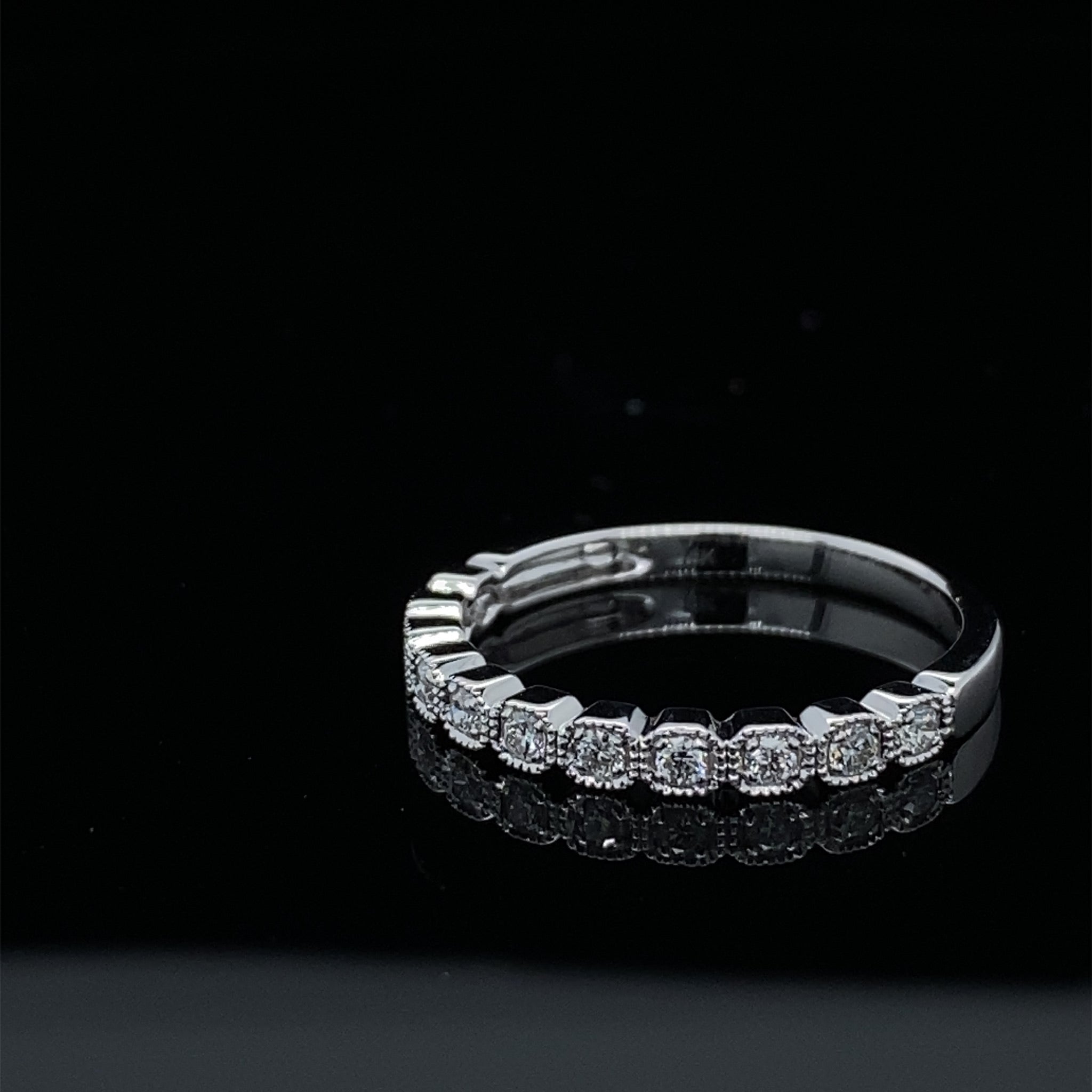 Micro Cushion Look Diamond Band