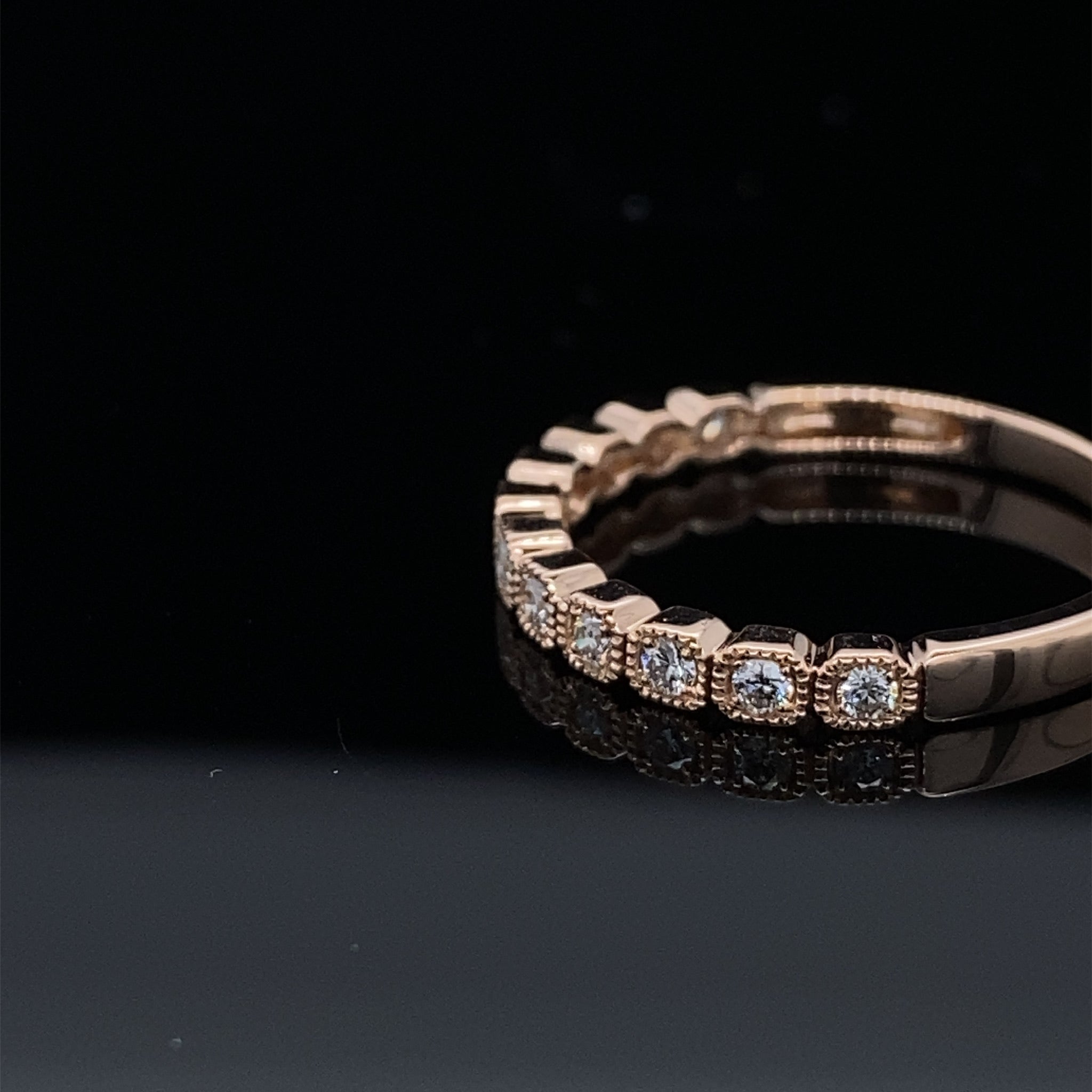 Micro Cushion Look Diamond Band