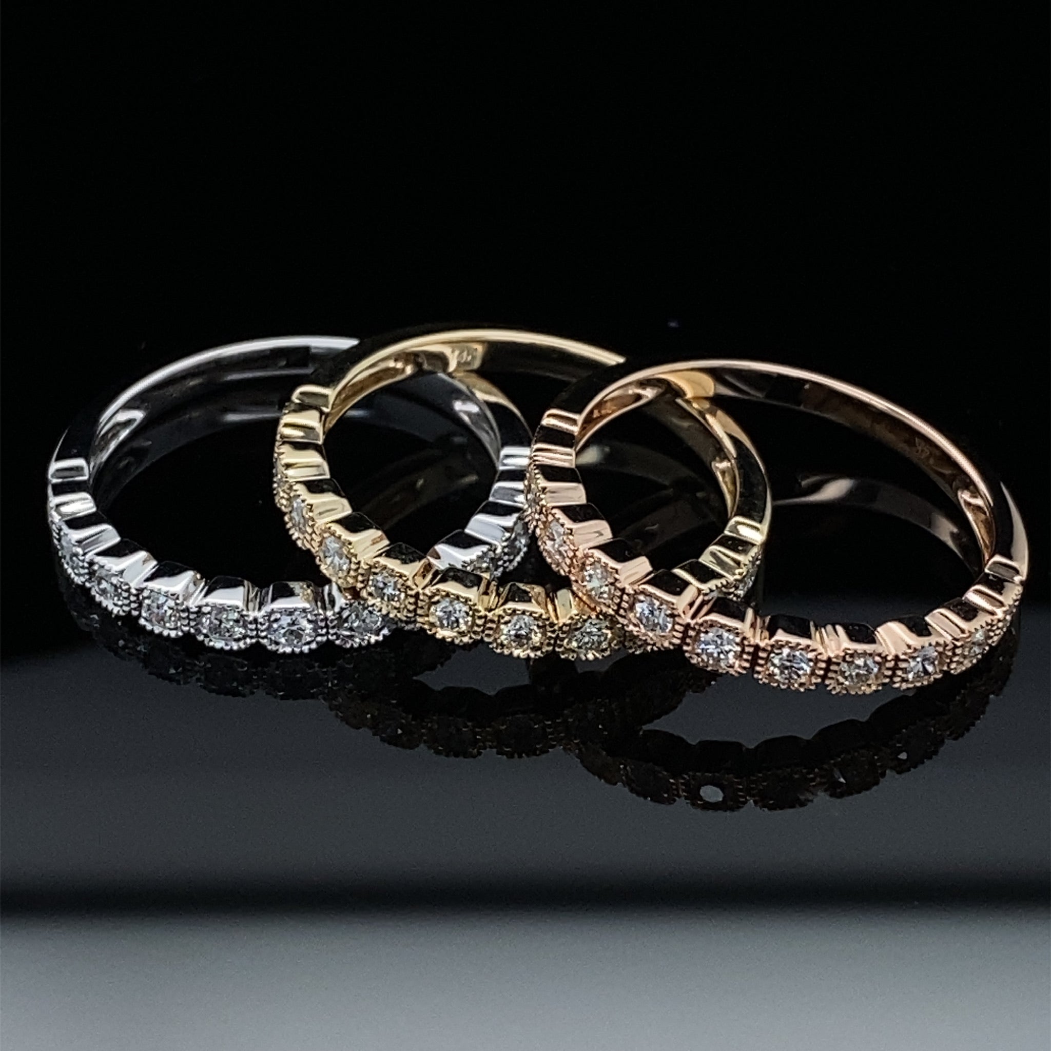 Micro Cushion Look Diamond Band