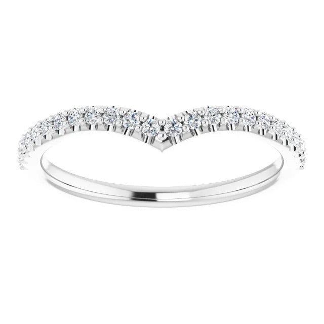 Snow Capped Diamond Contour Ring Enhancer