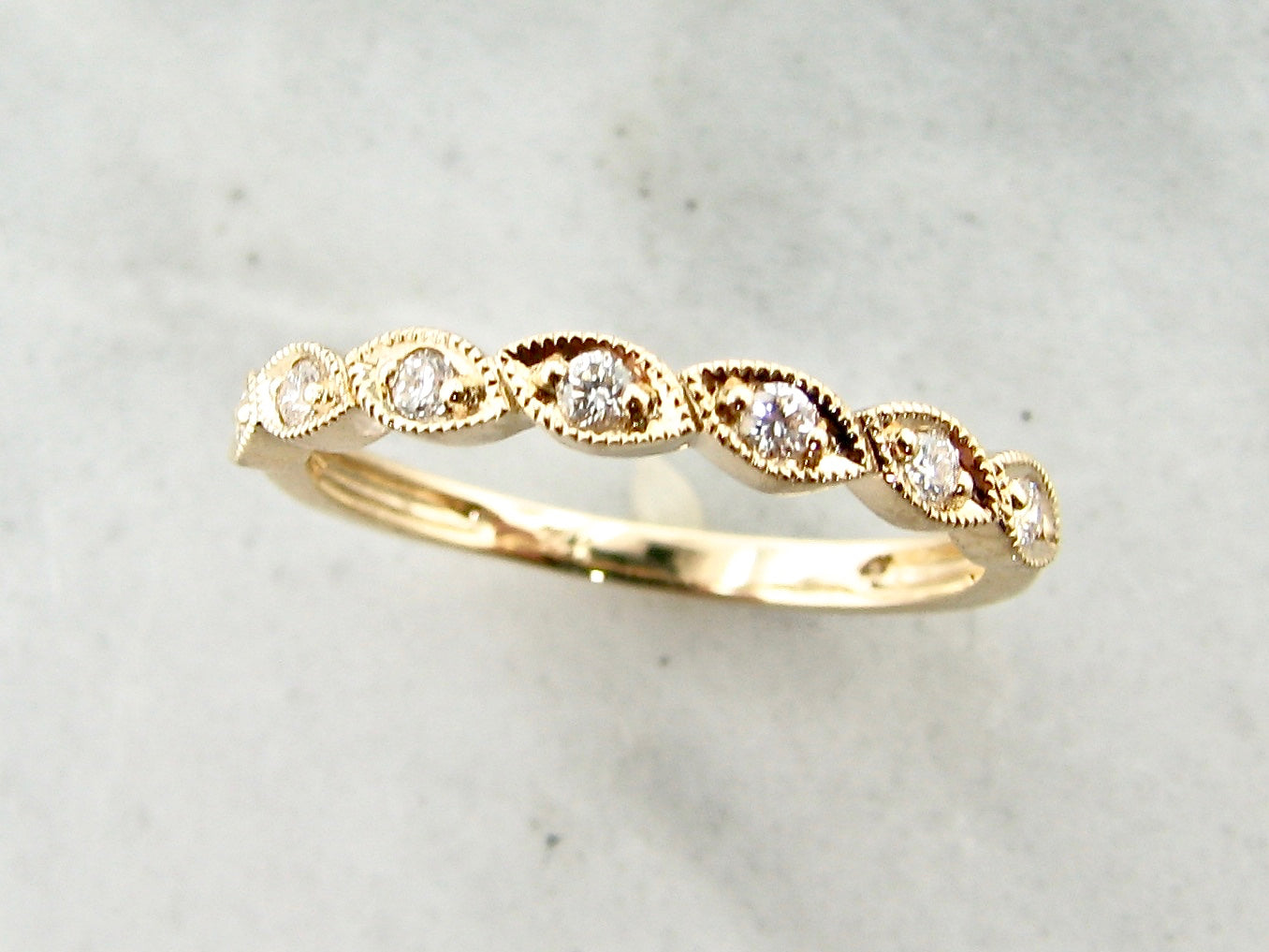 Leaves of Love Diamond Stacking Band