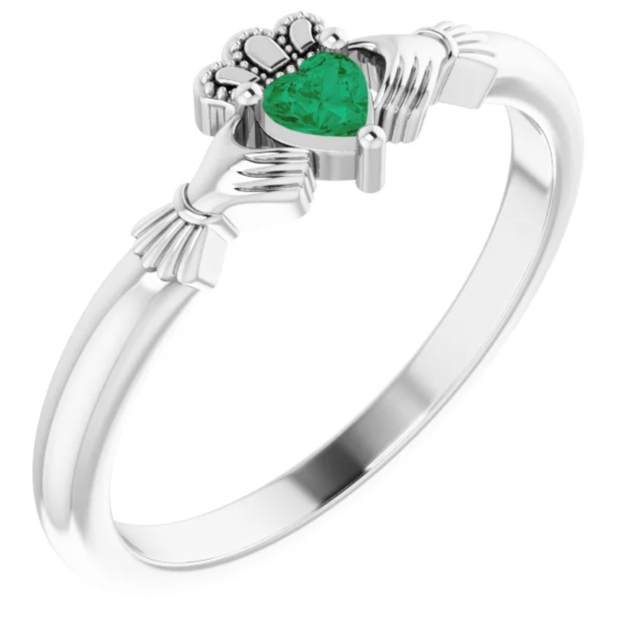 Minimalist 2025 claddagh ring