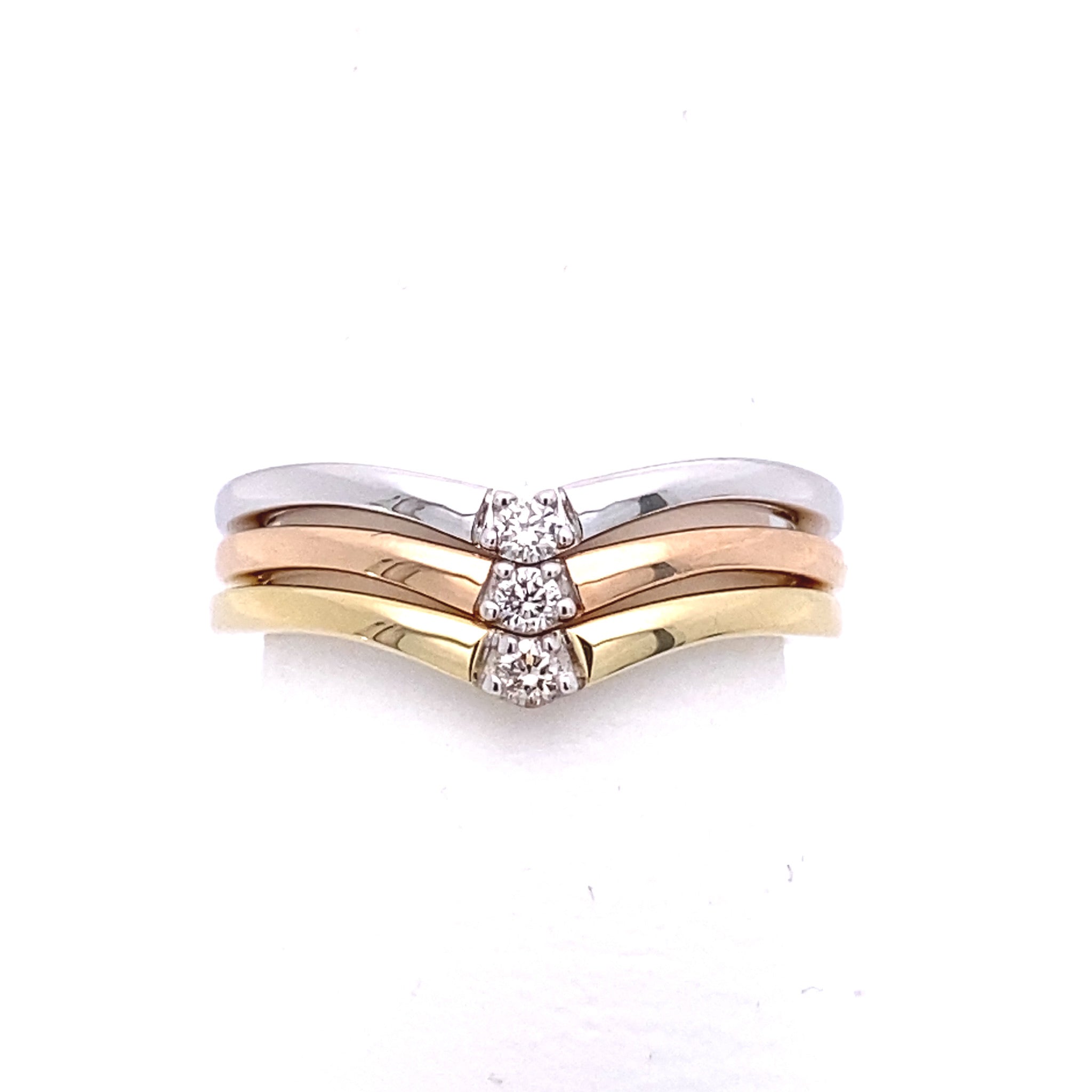 Glittering Diamond Drop Contour Stackable &