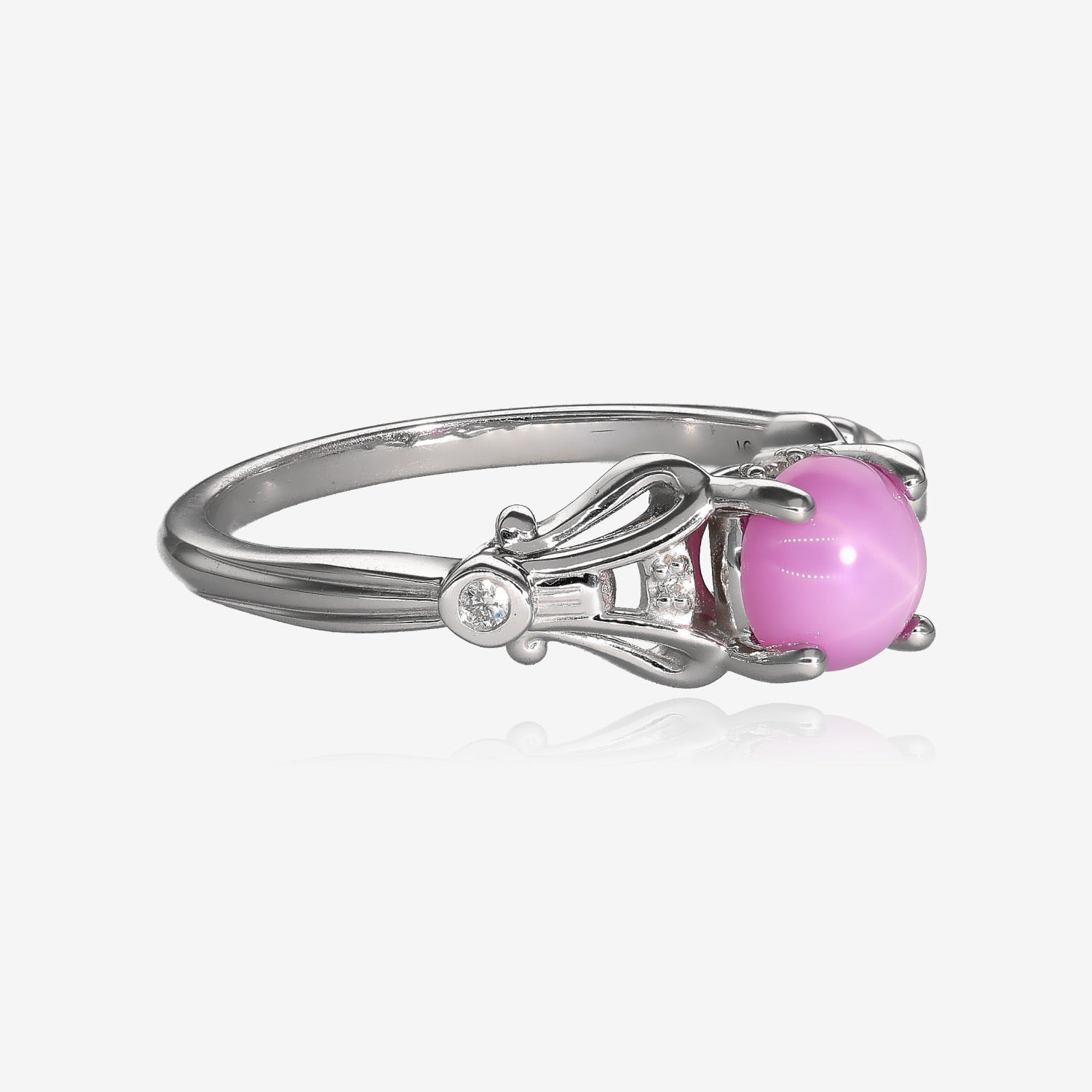 Candy Pink Star Sapphire Ring
