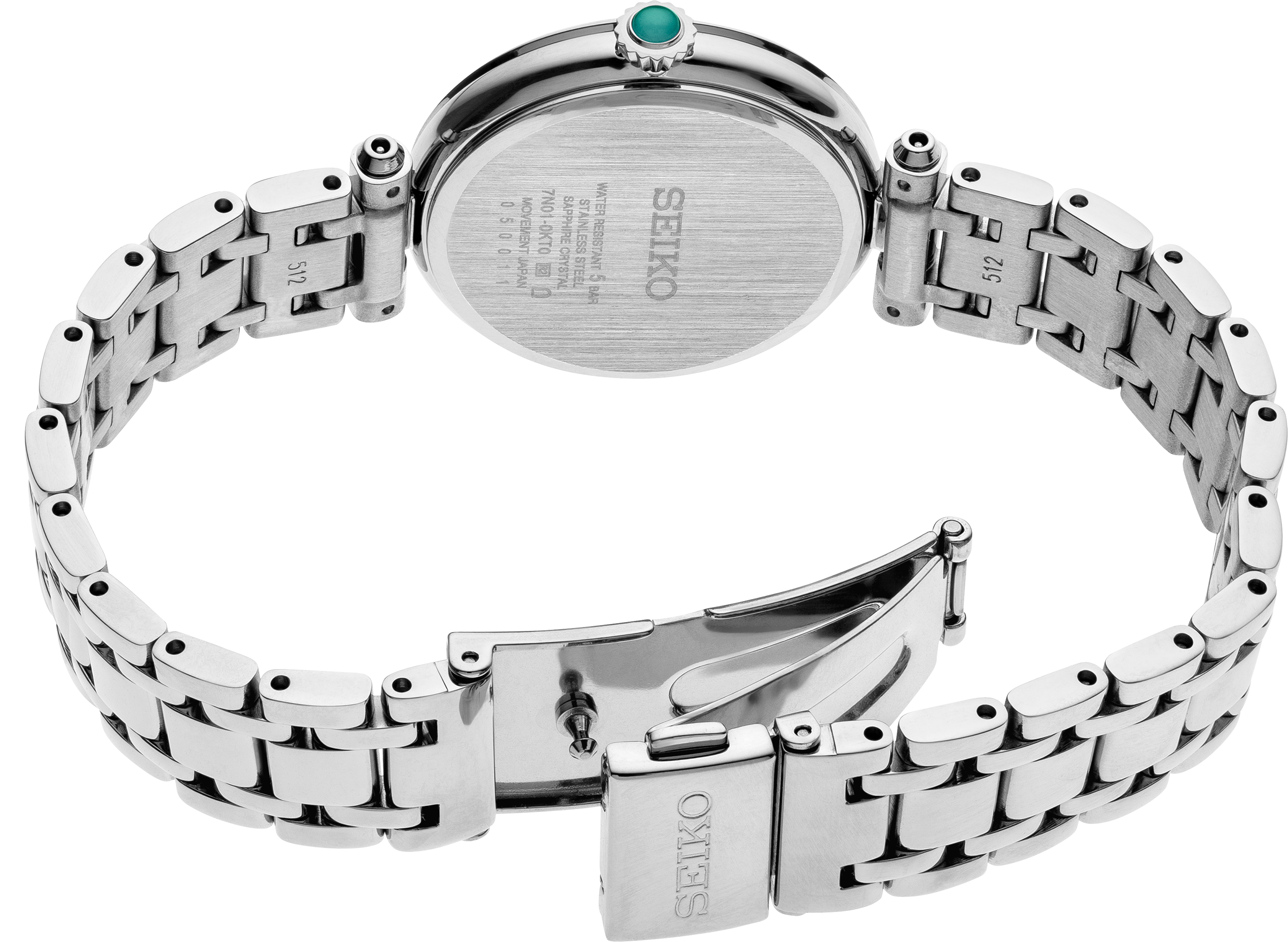 SEIKO Women’s Green Mother of Pearl Stainless Watch