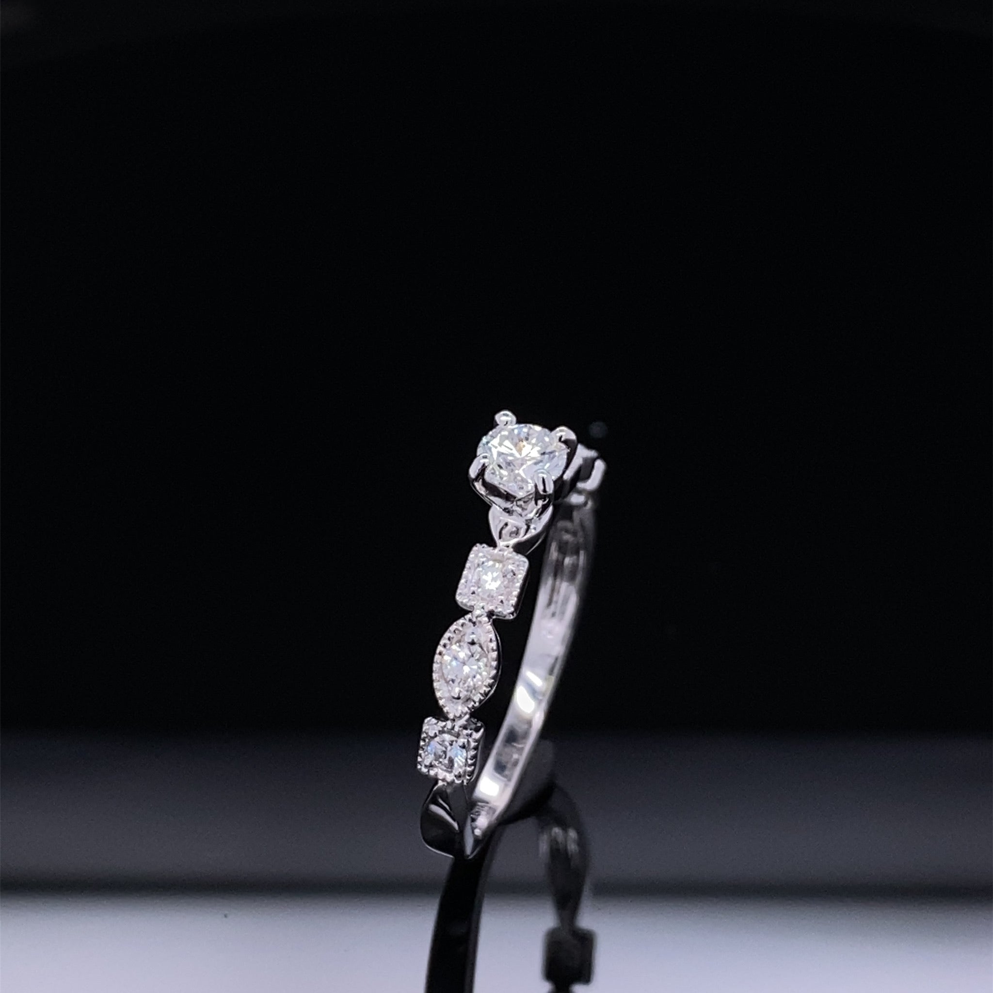 Timeless Allure Vintage Style Diamond Bridal
