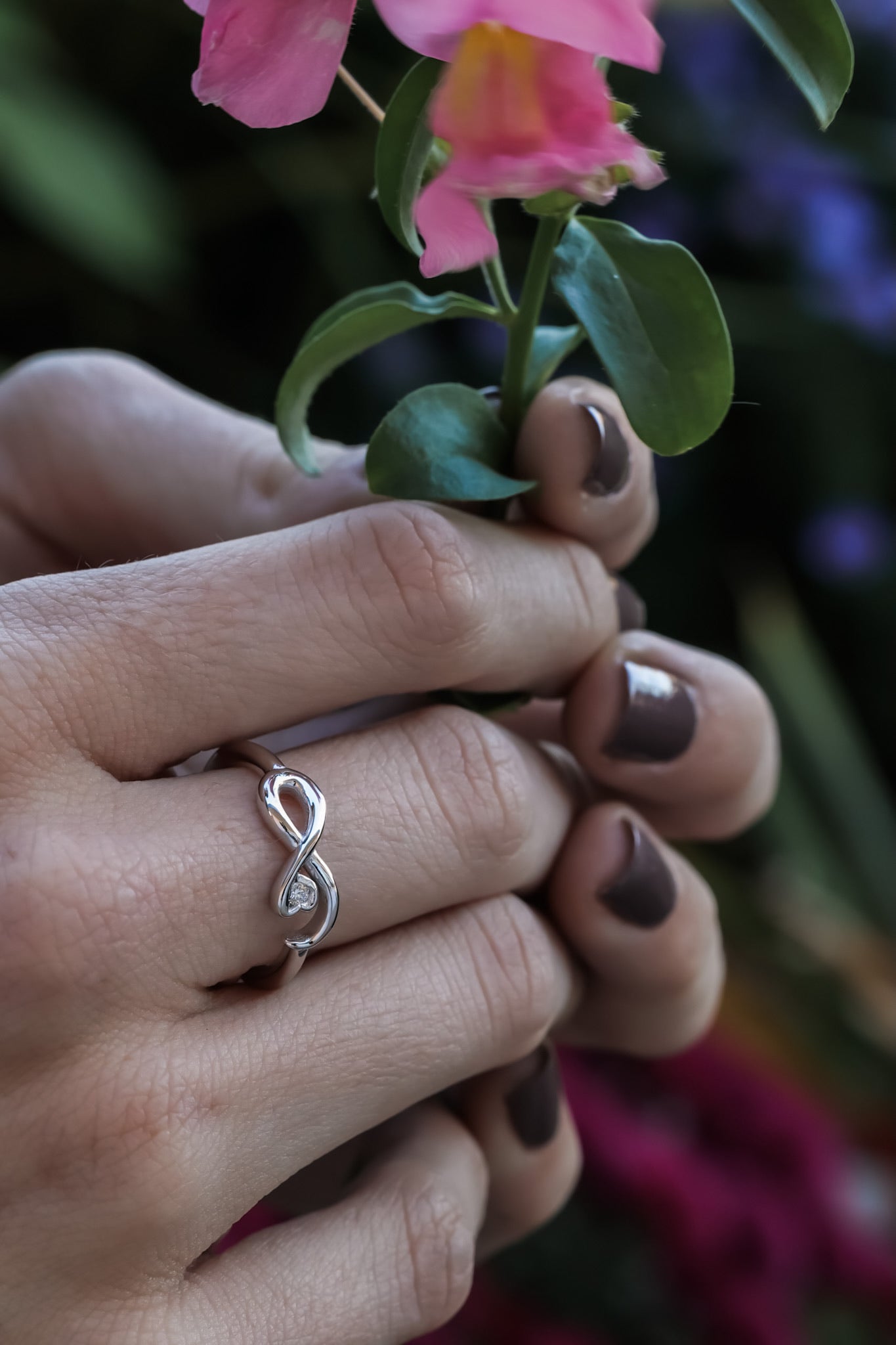 Infinity promise ring