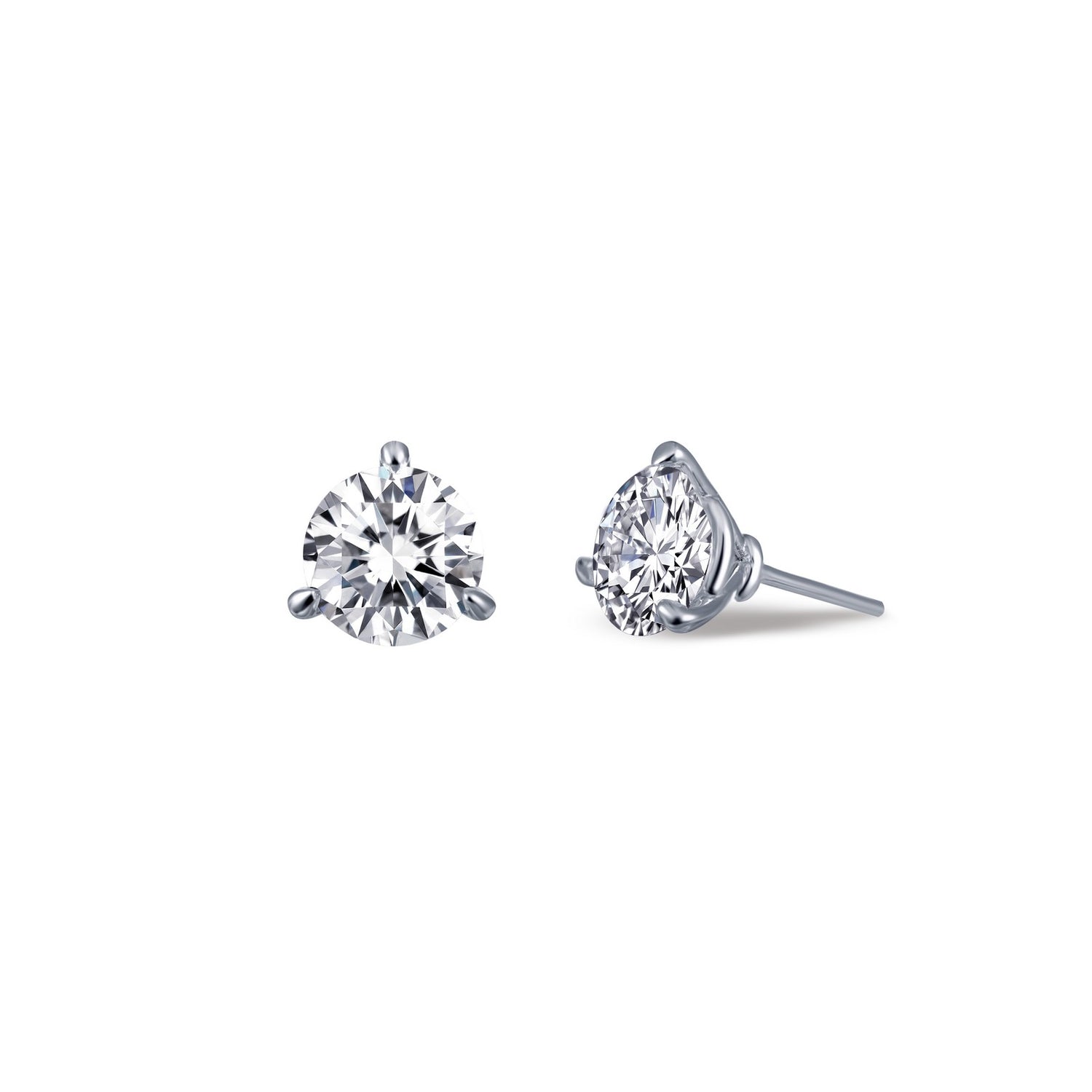 3-Prong Brilliant Beauty Earrings