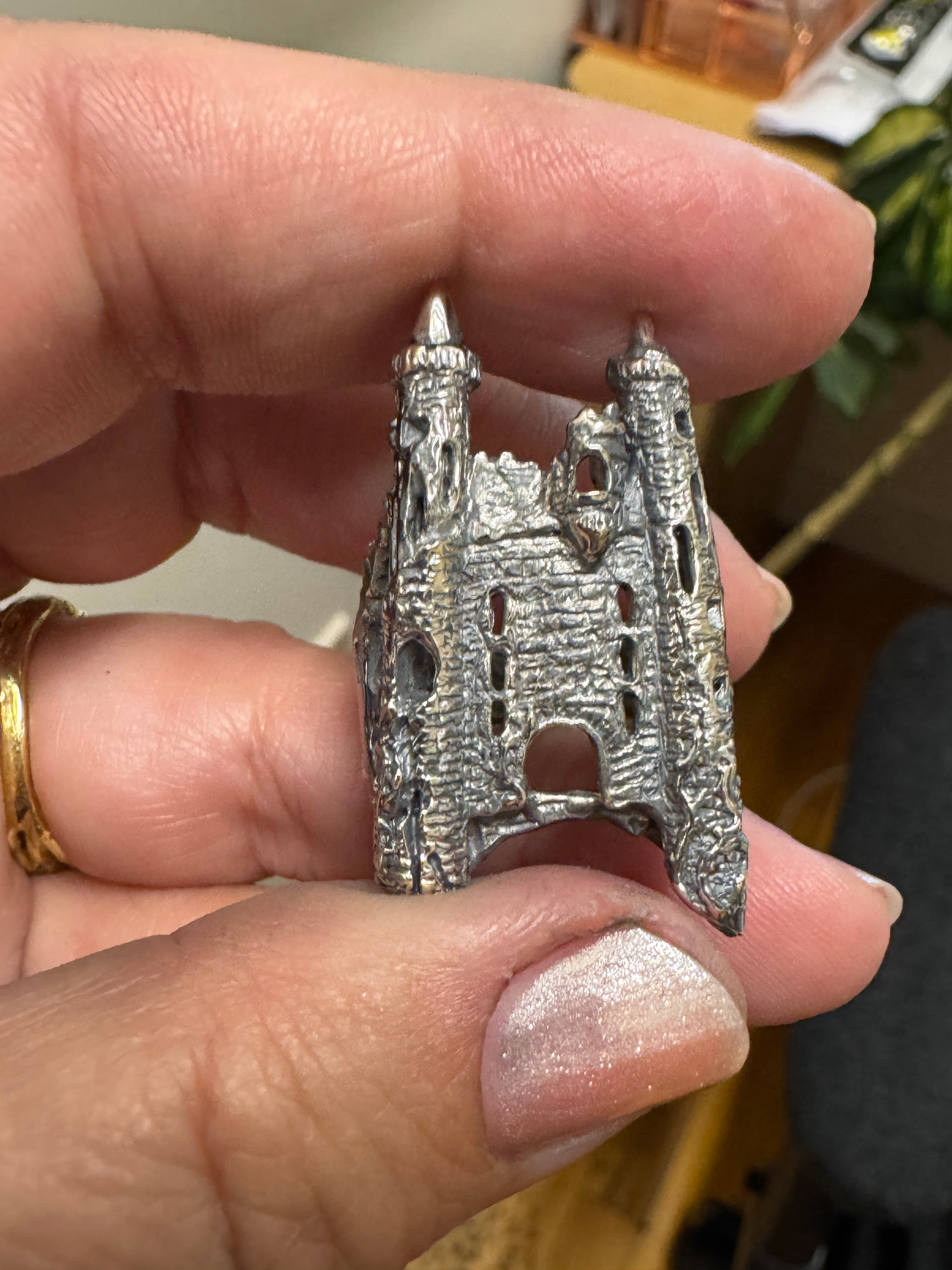 Forgotten Kingdom Silver Castle Ring