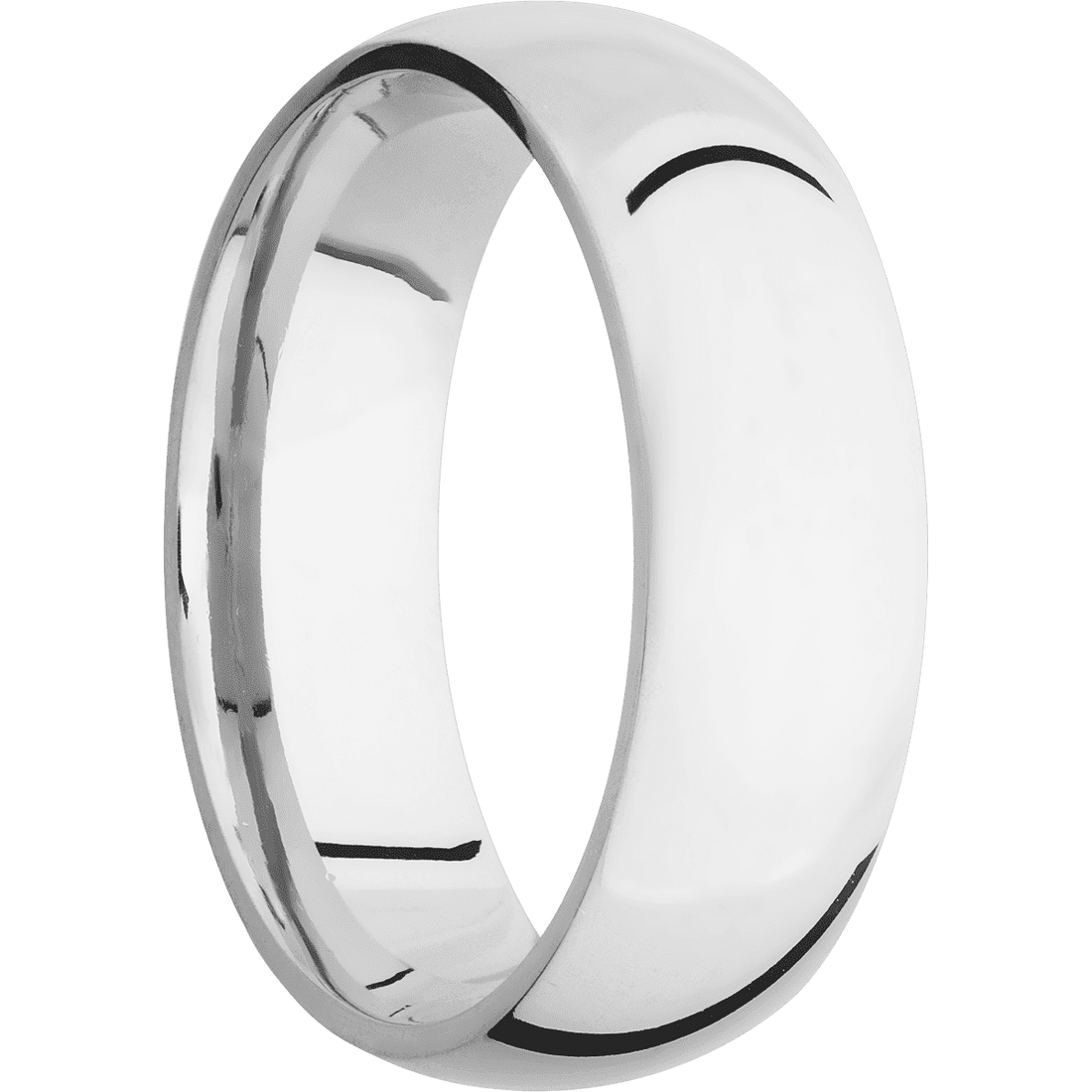 14K White Gold + Polish Finish