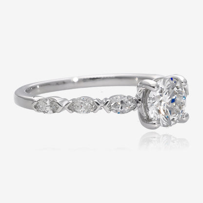 Chloe Ring LG Diamond and White Gold