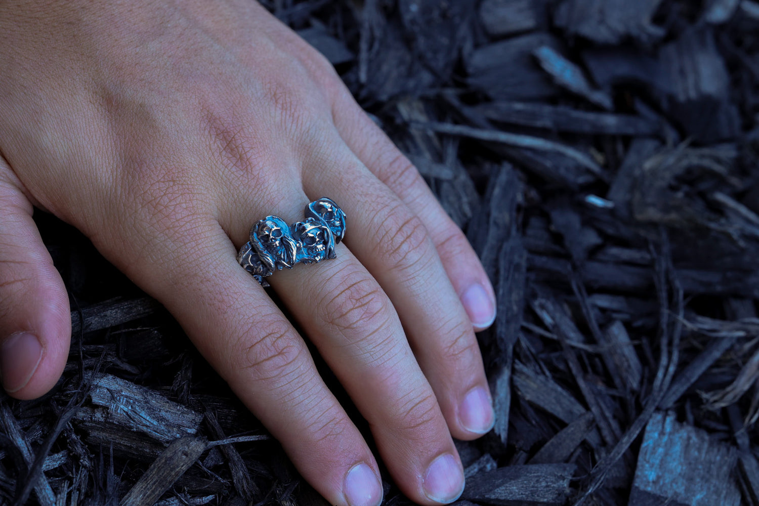 Metal Never Dies | Silver Skull Ring