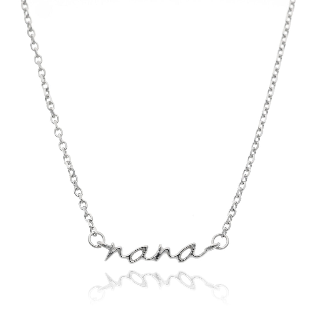 Grandma Necklace Sterling Silver