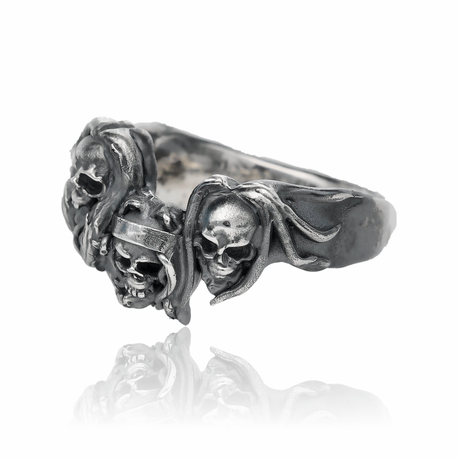 Metal Never Dies | Silver Skull Ring