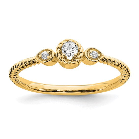 14K Yellow Gold