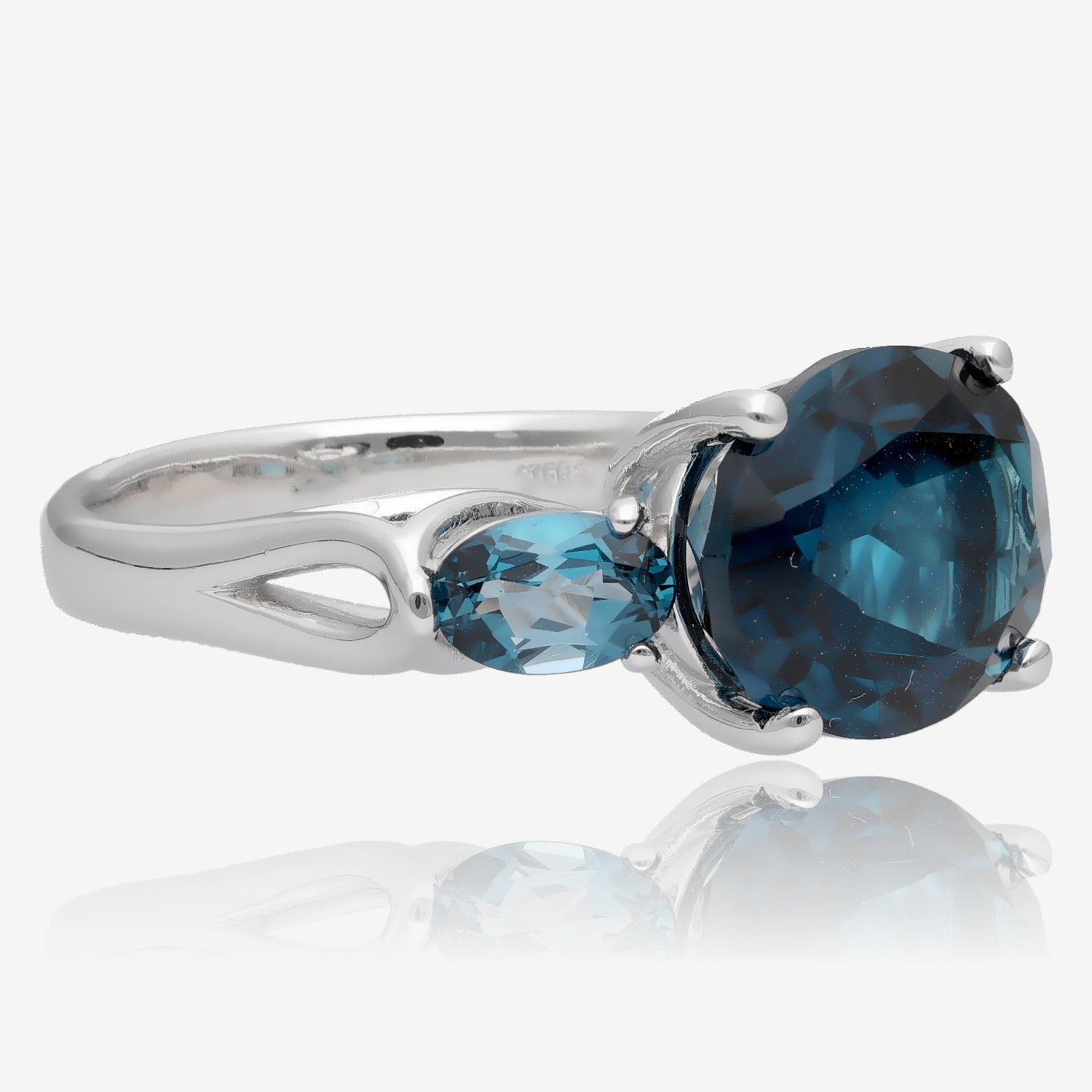 London Blue Topaz Triple Play Ring