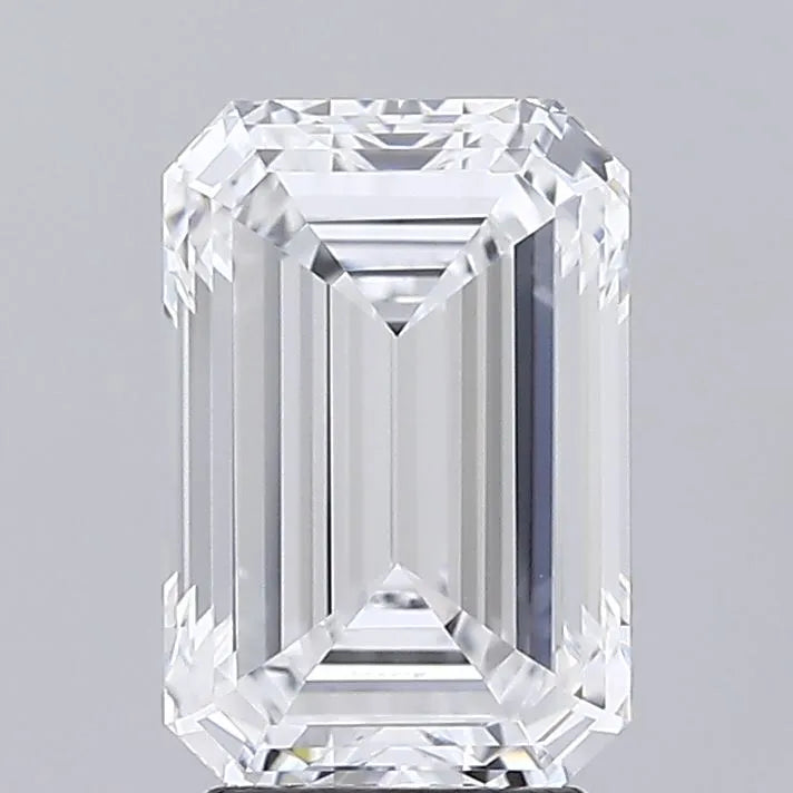 3.00ct Emerald Lab Grown Diamond (Colour D, Clarity IF, IGI Certified)