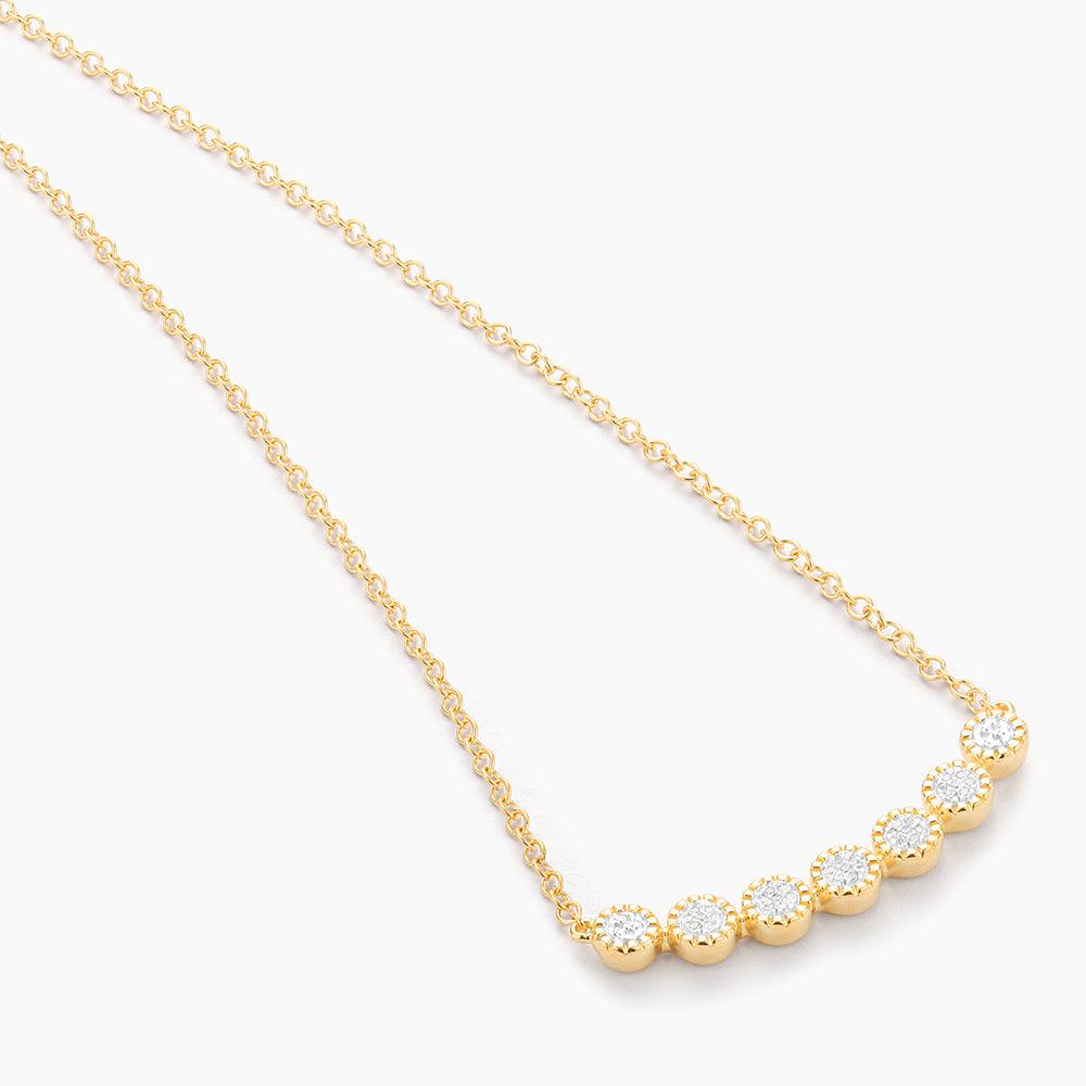 Diamond Connect Yellow Necklace