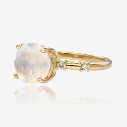 End of the Rainbow Moonstone Ring