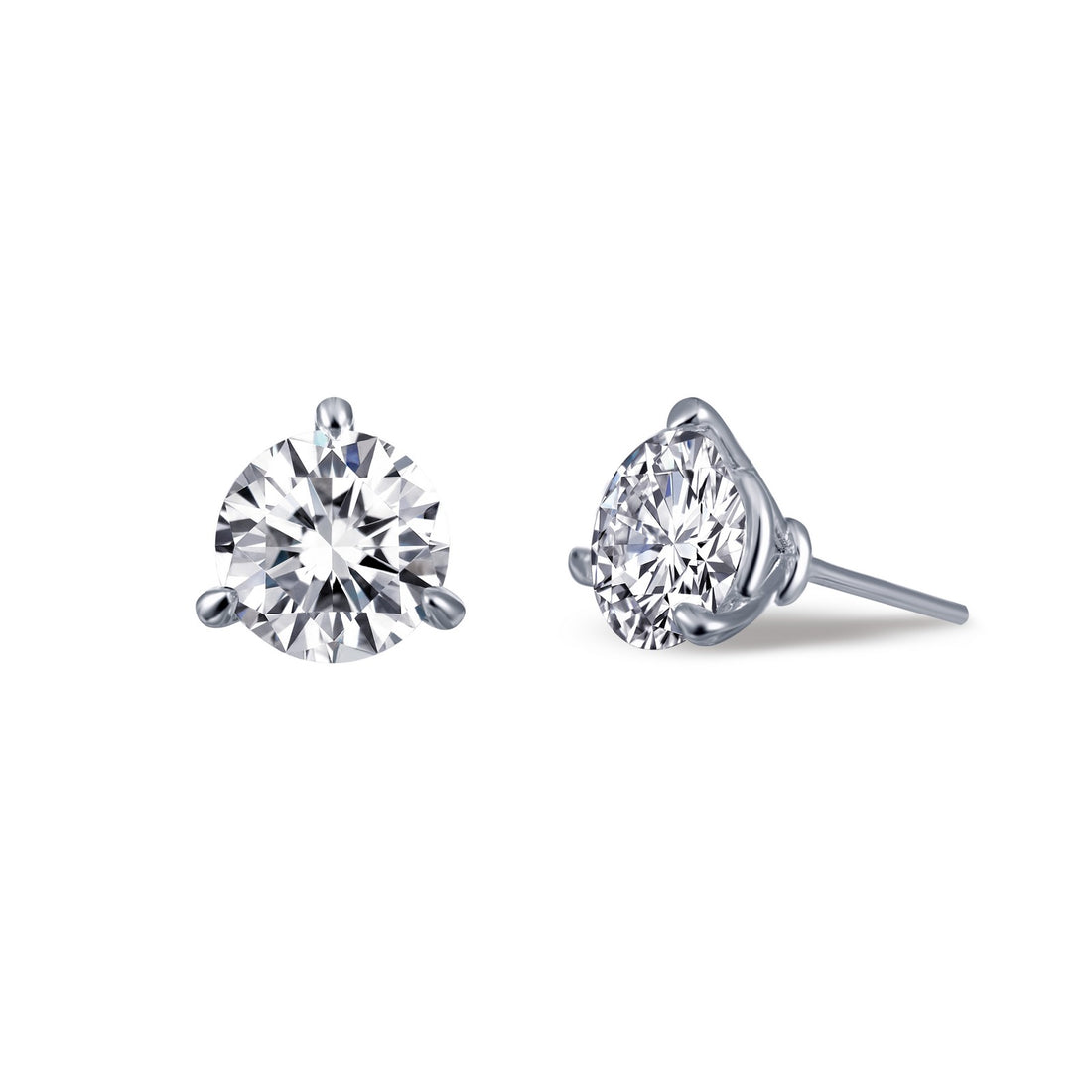 3-Prong Brilliant Beauty Earrings