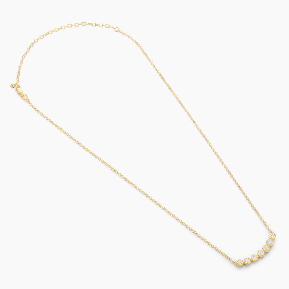 Diamond Connect Yellow Necklace