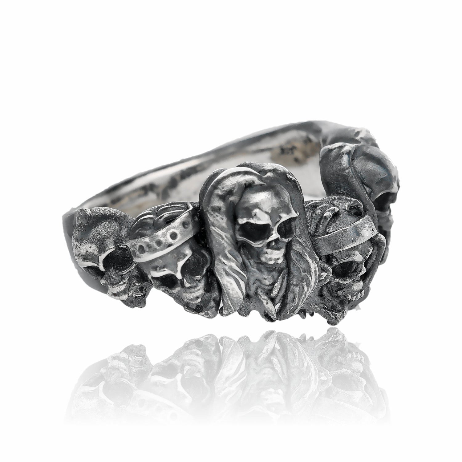 Metal Never Dies | Silver Skull Ring