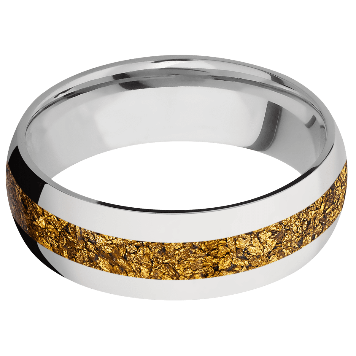 14K White Gold + Polish Finish