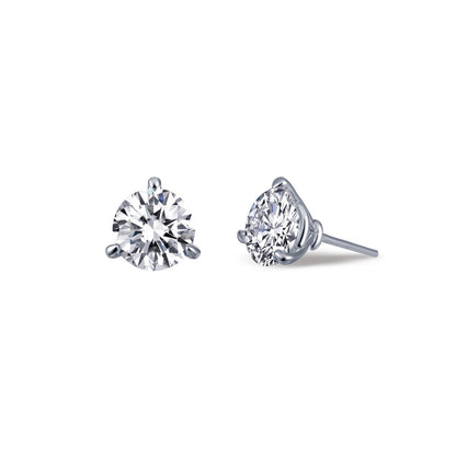 3-Prong Brilliant Beauty Earrings