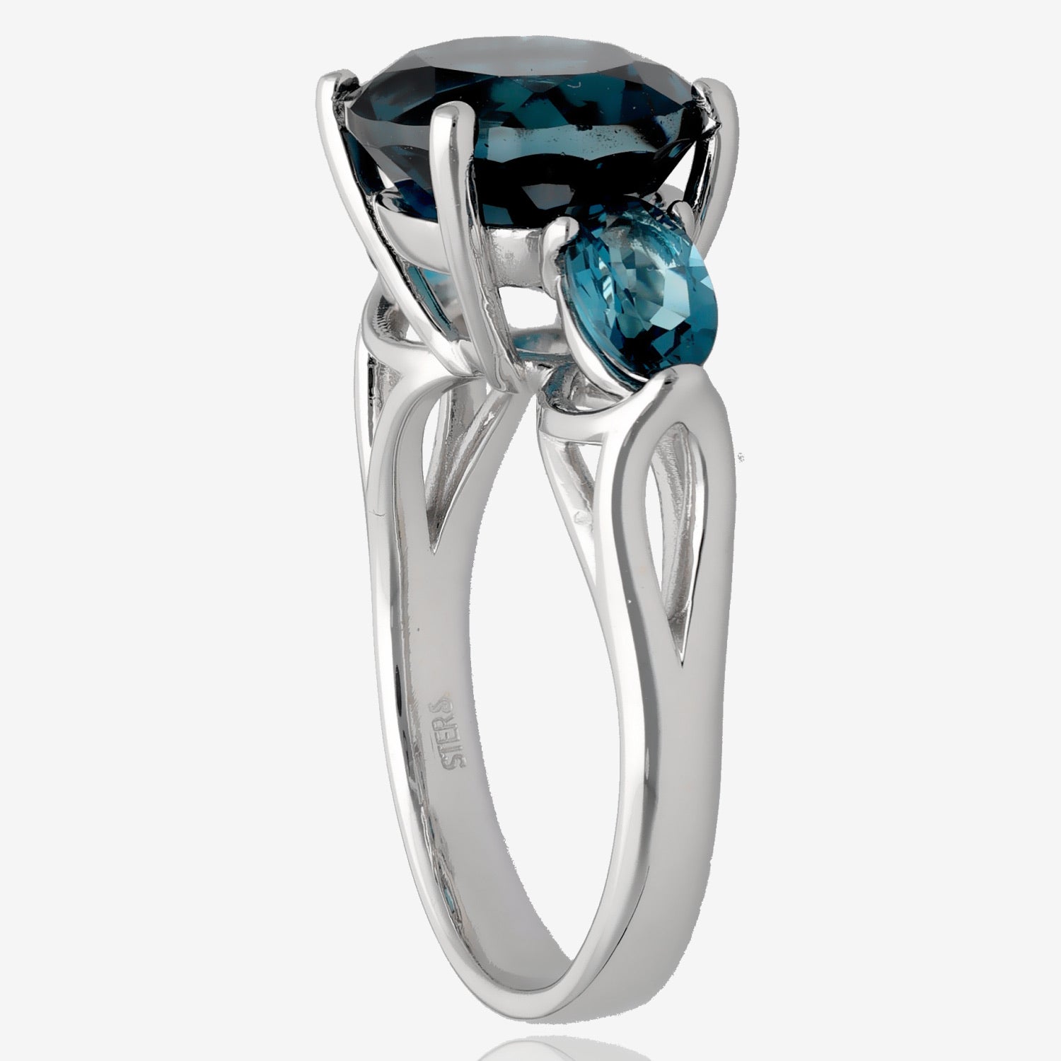 London Blue Topaz Triple Play Ring