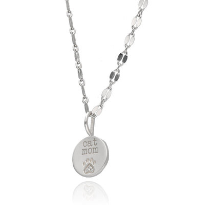 Fur Family Silver and Diamond Fancy Necklace