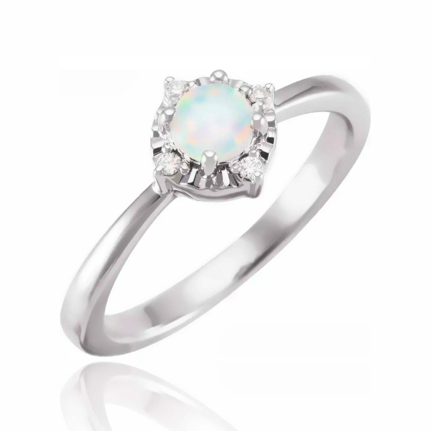 Birthstone Brilliance Color Gemstone and Diamond Ring