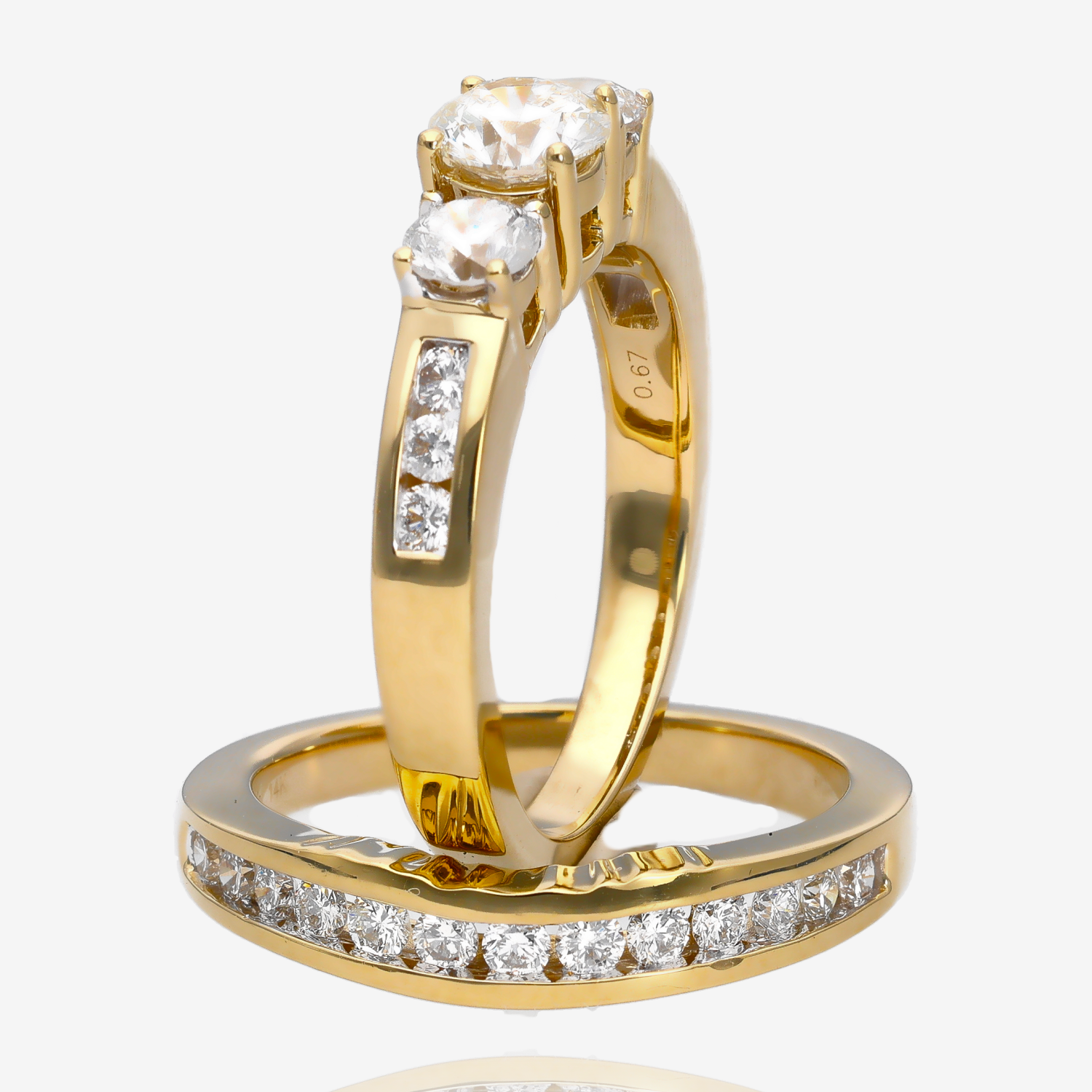 1.50CTW Today Tomorrow Forever Diamond Wedding Set – Wexford Jewelers