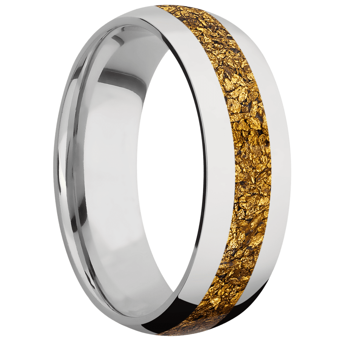 14K White Gold + Polish Finish