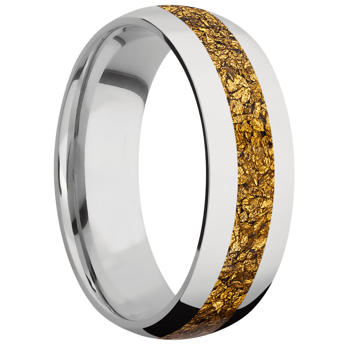 14K White Gold + Polish Finish