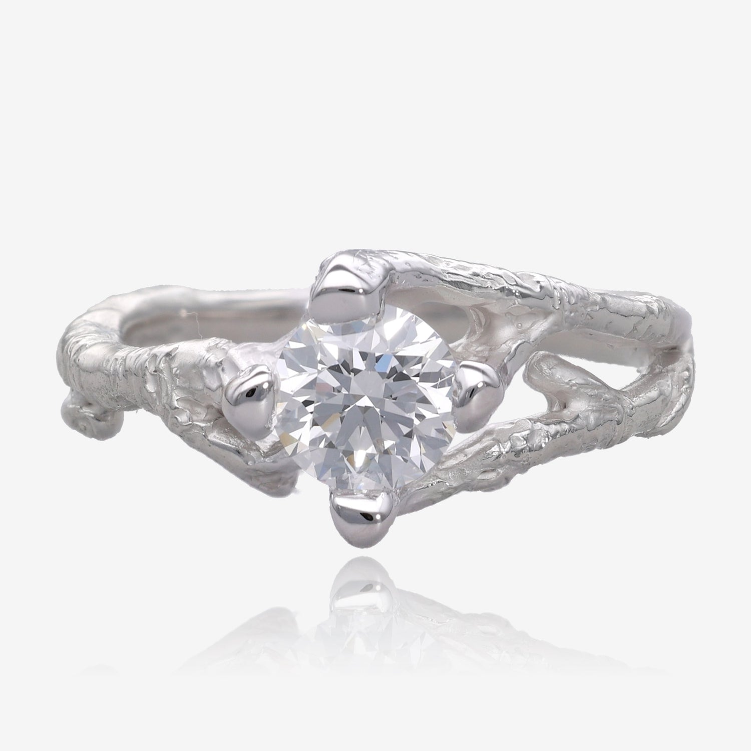 Birch Branch Diamond White Gold Wedding Set