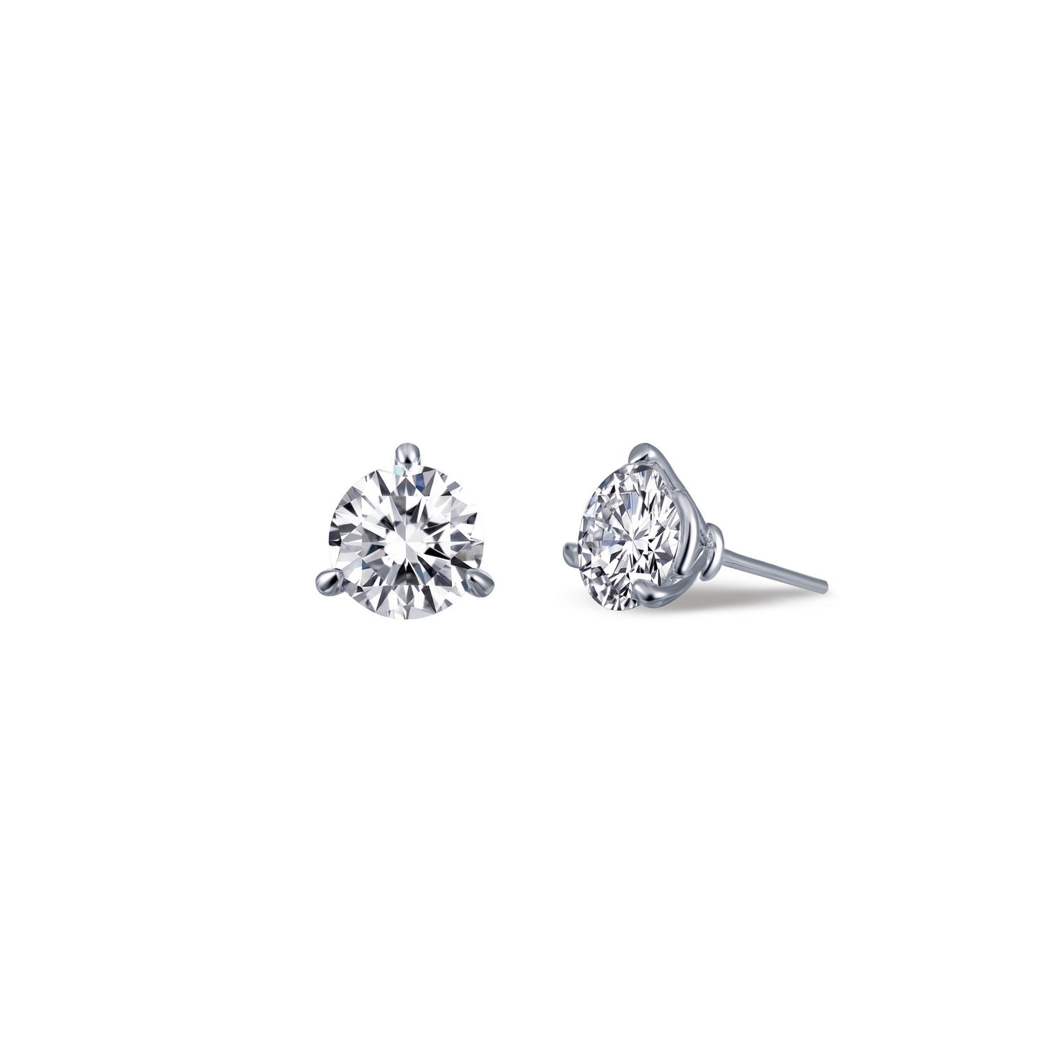 3-Prong Brilliant Beauty Earrings